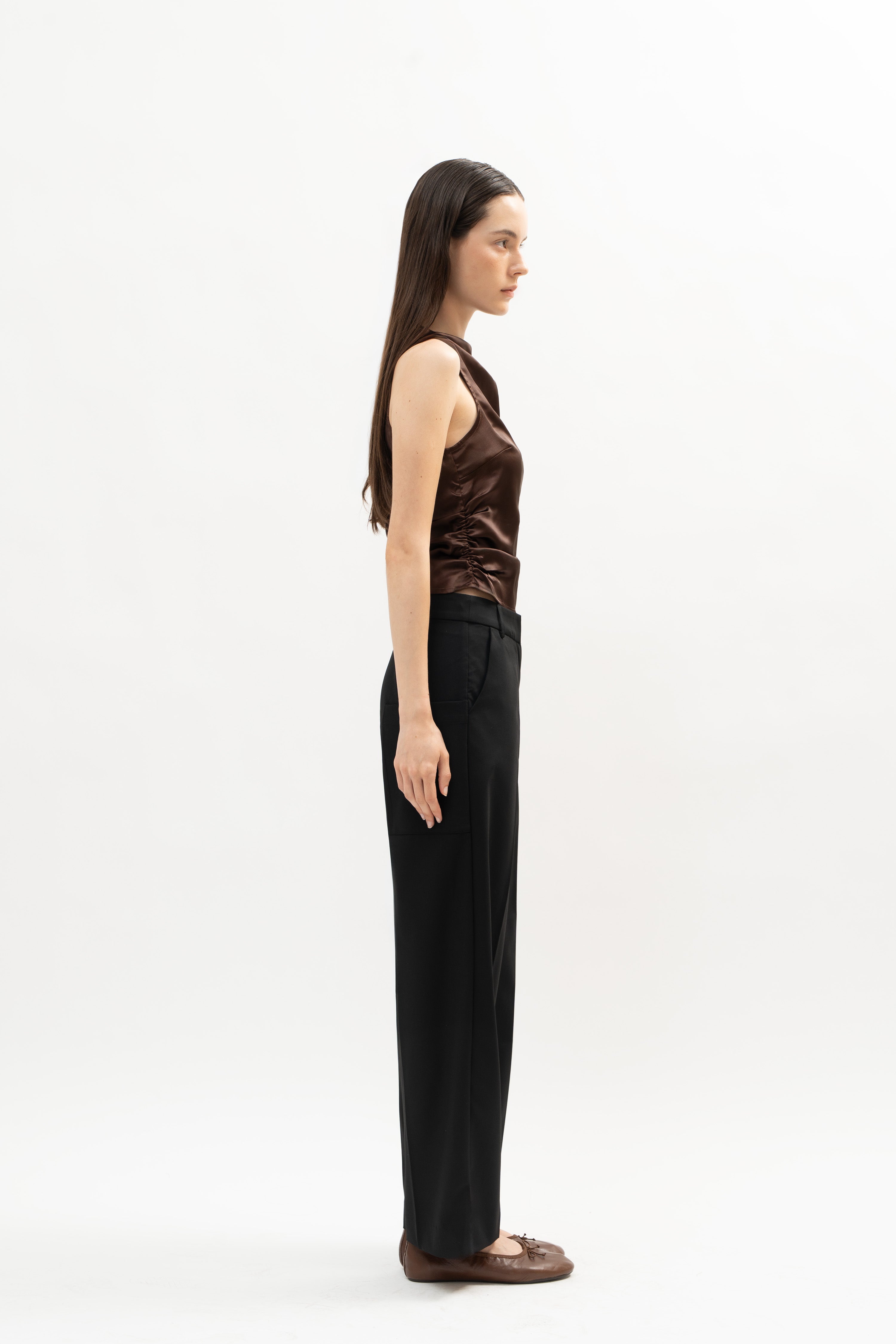 Baia Top in Brown - ODNE