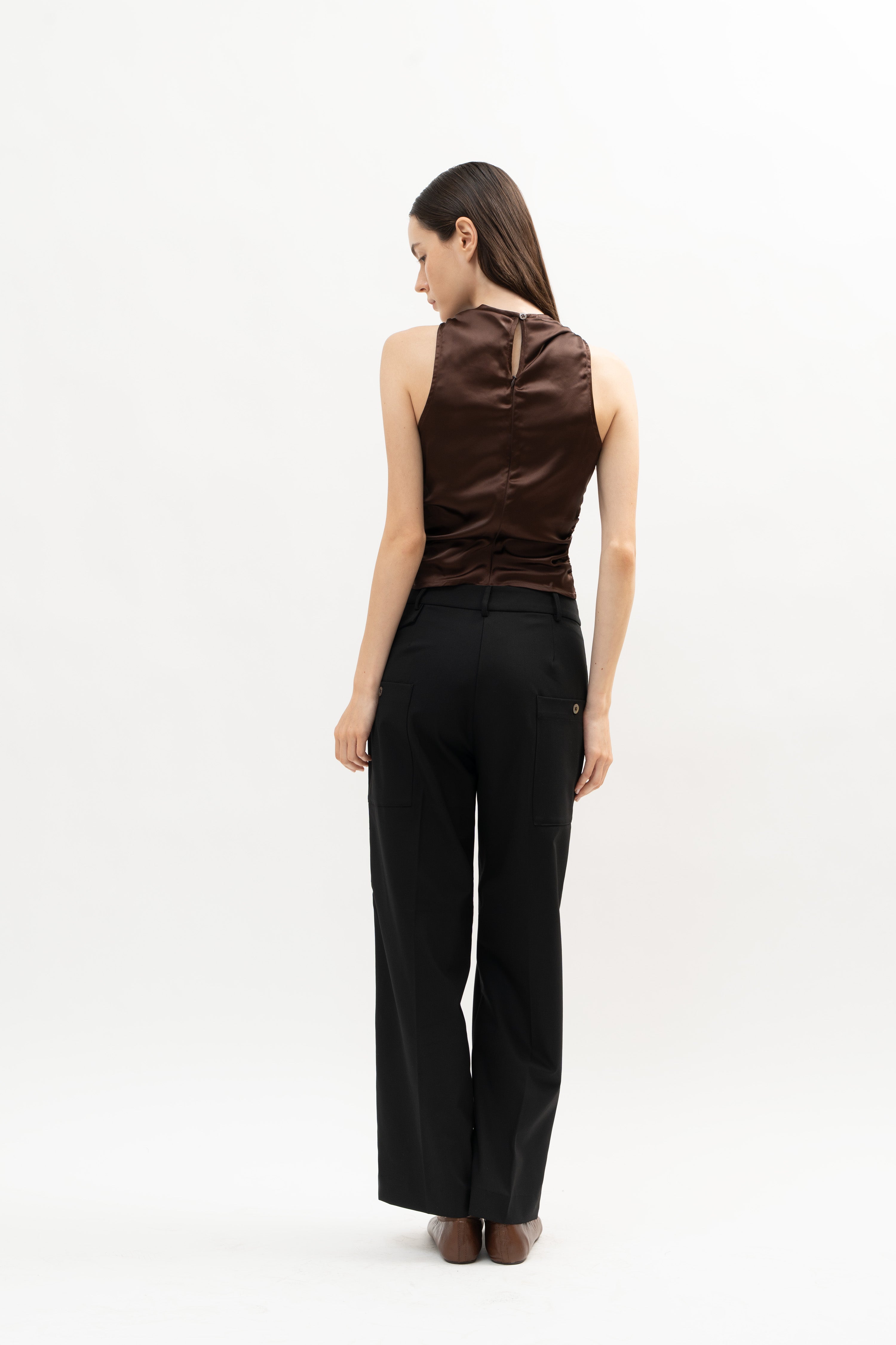 Baia Top in Brown - ODNE