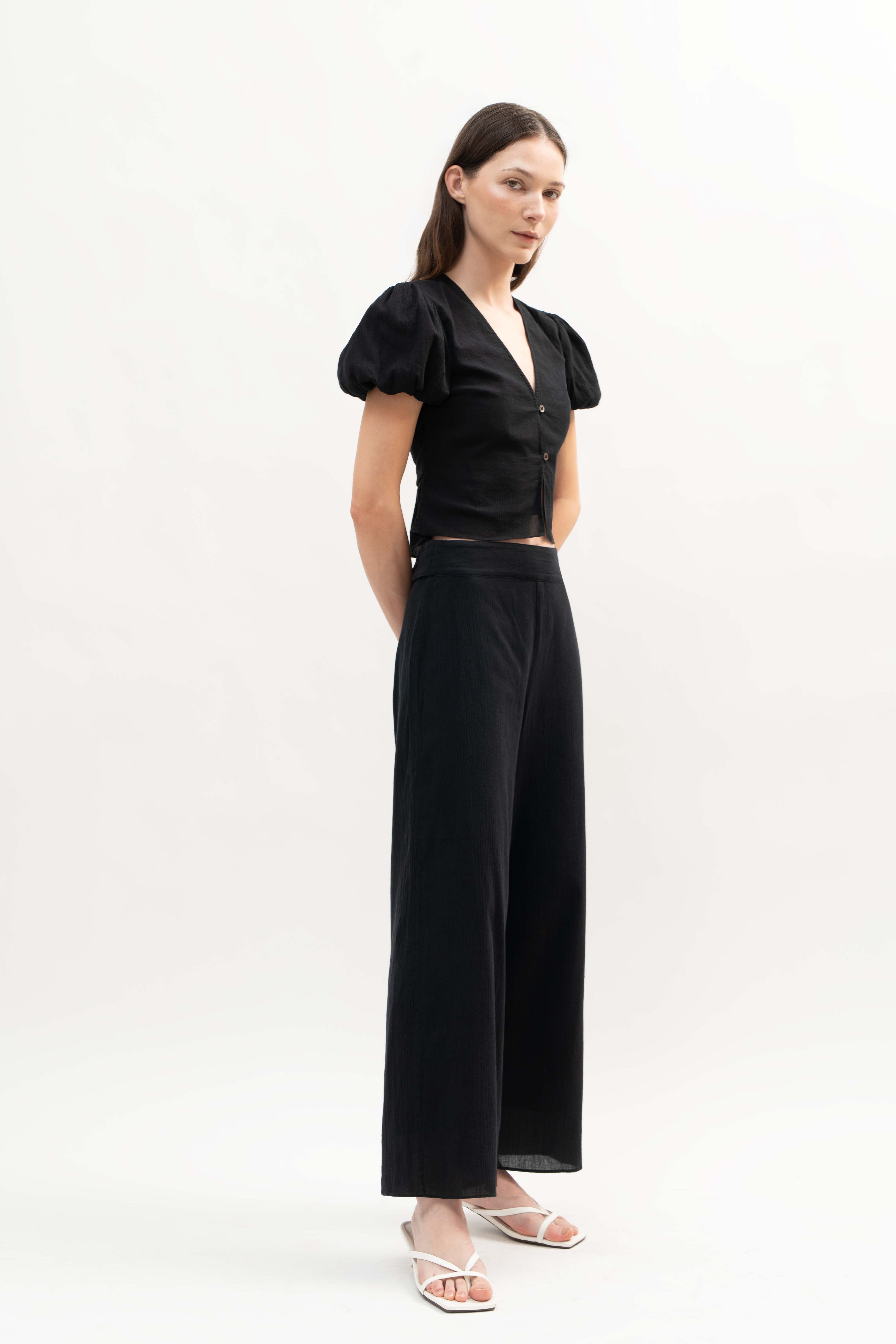 Bells Pant in Black - ODNE