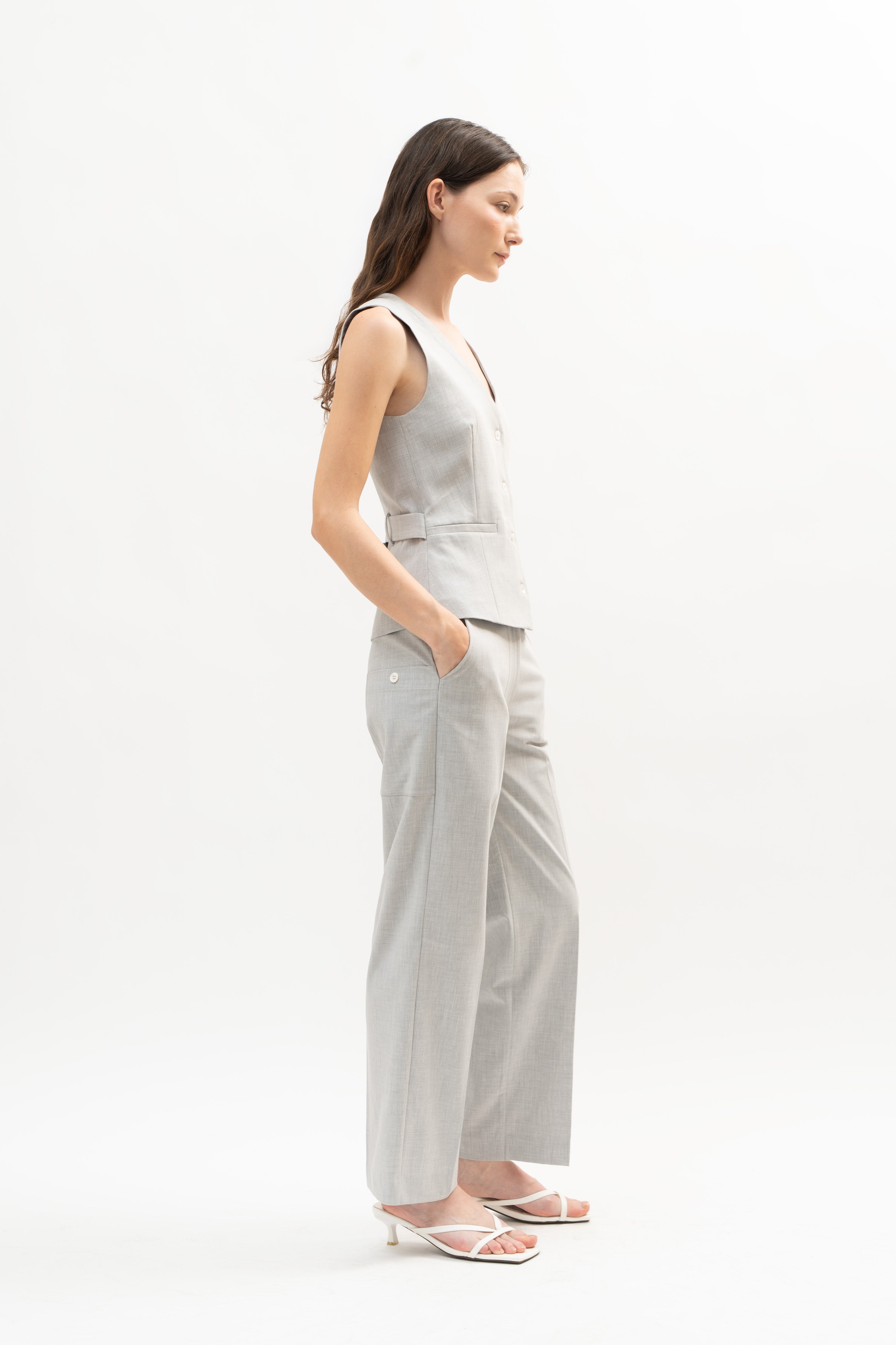Cayo Vest in Stone Gray - ODNE