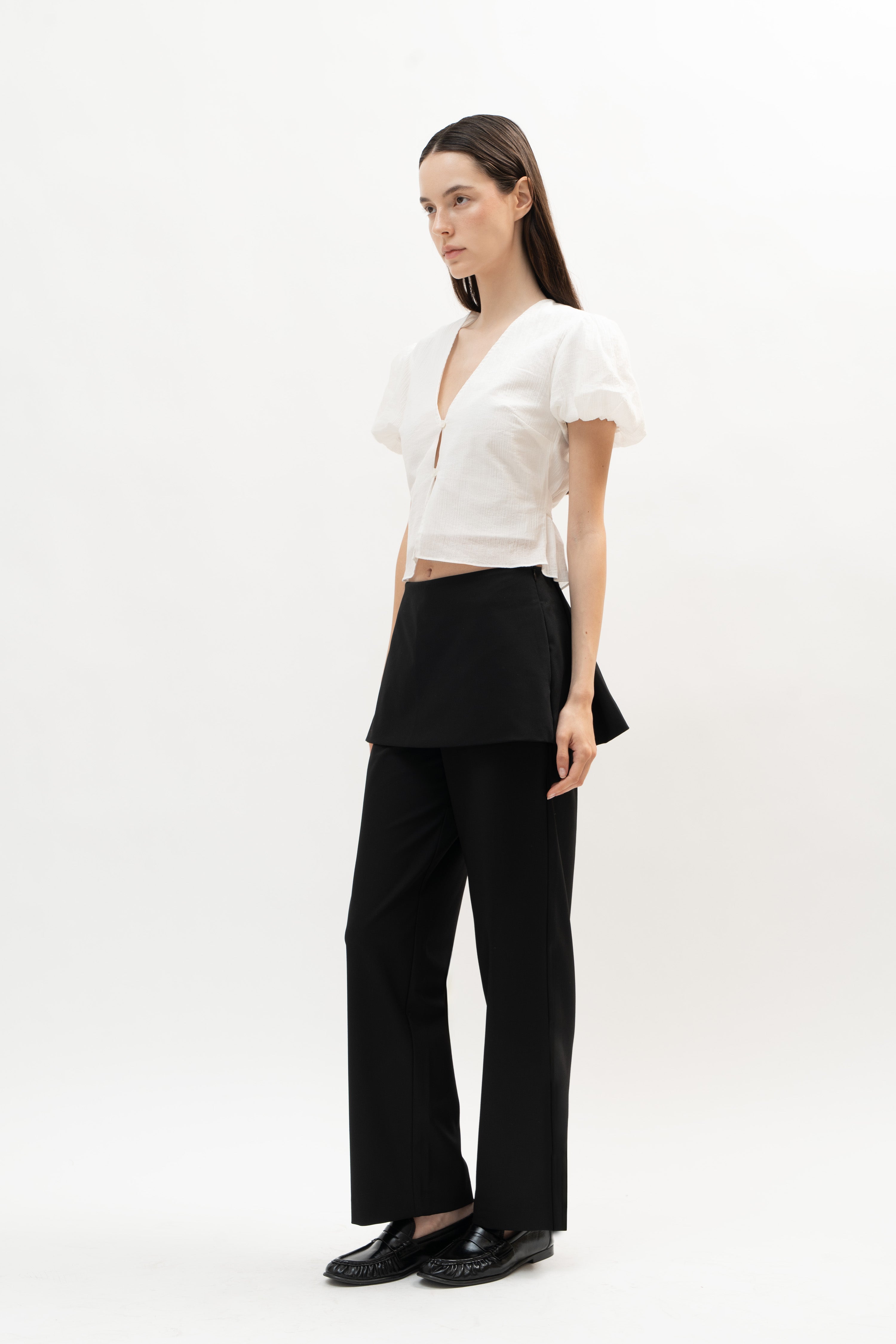 Cerros Skort in Black - ODNE
