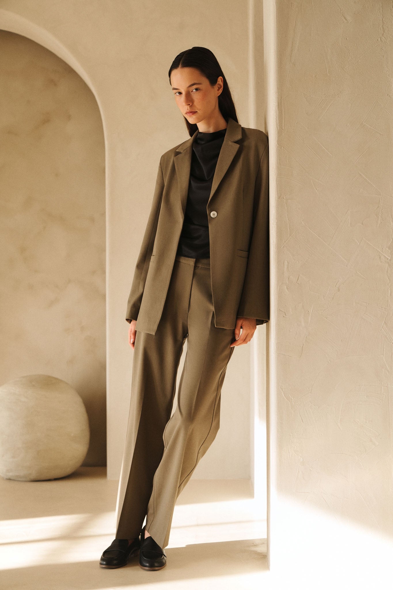 Caye Pant Wood Brown