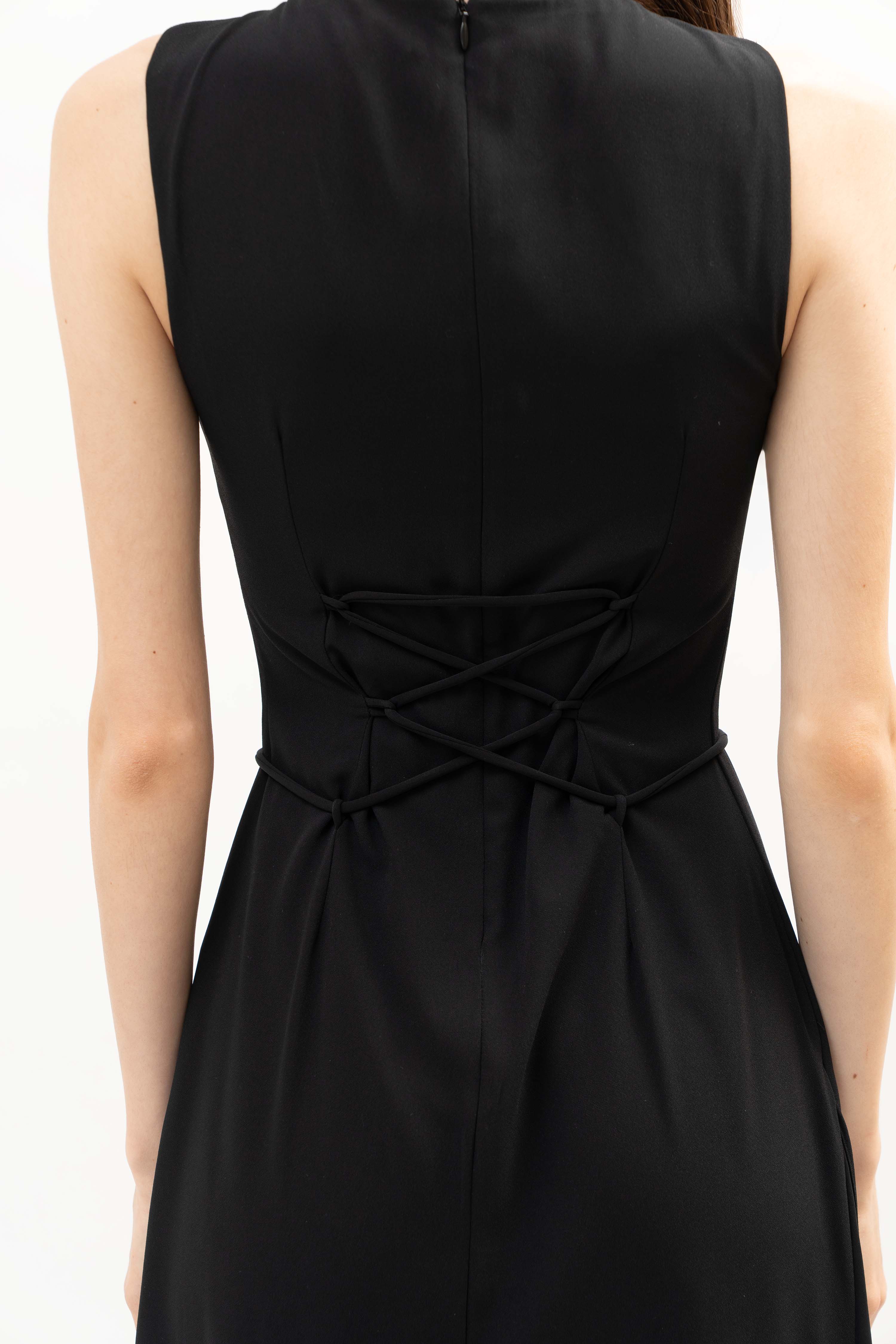 Fraser Dress in Black - ODNE