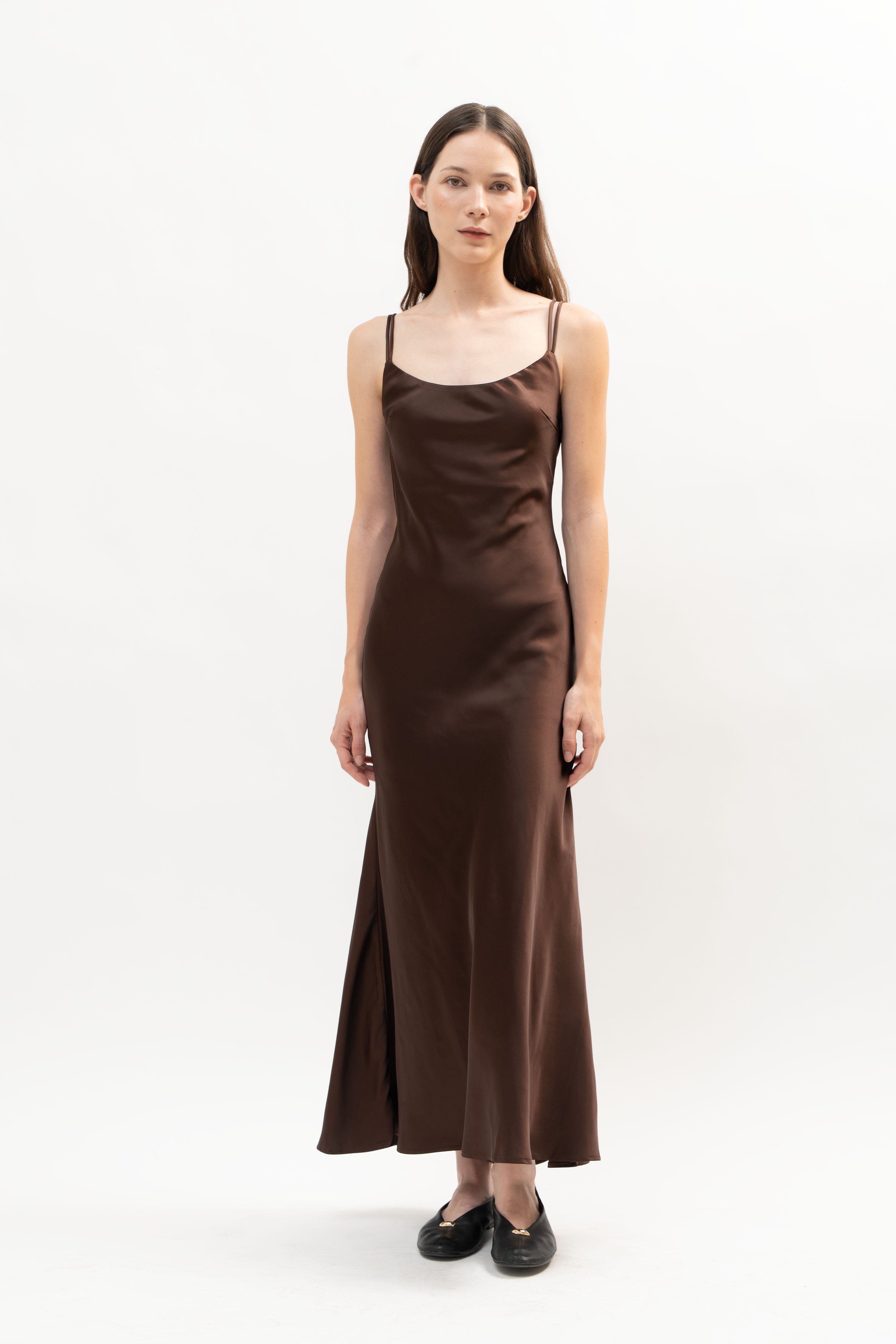 Jacmel Dress in Brown - ODNE
