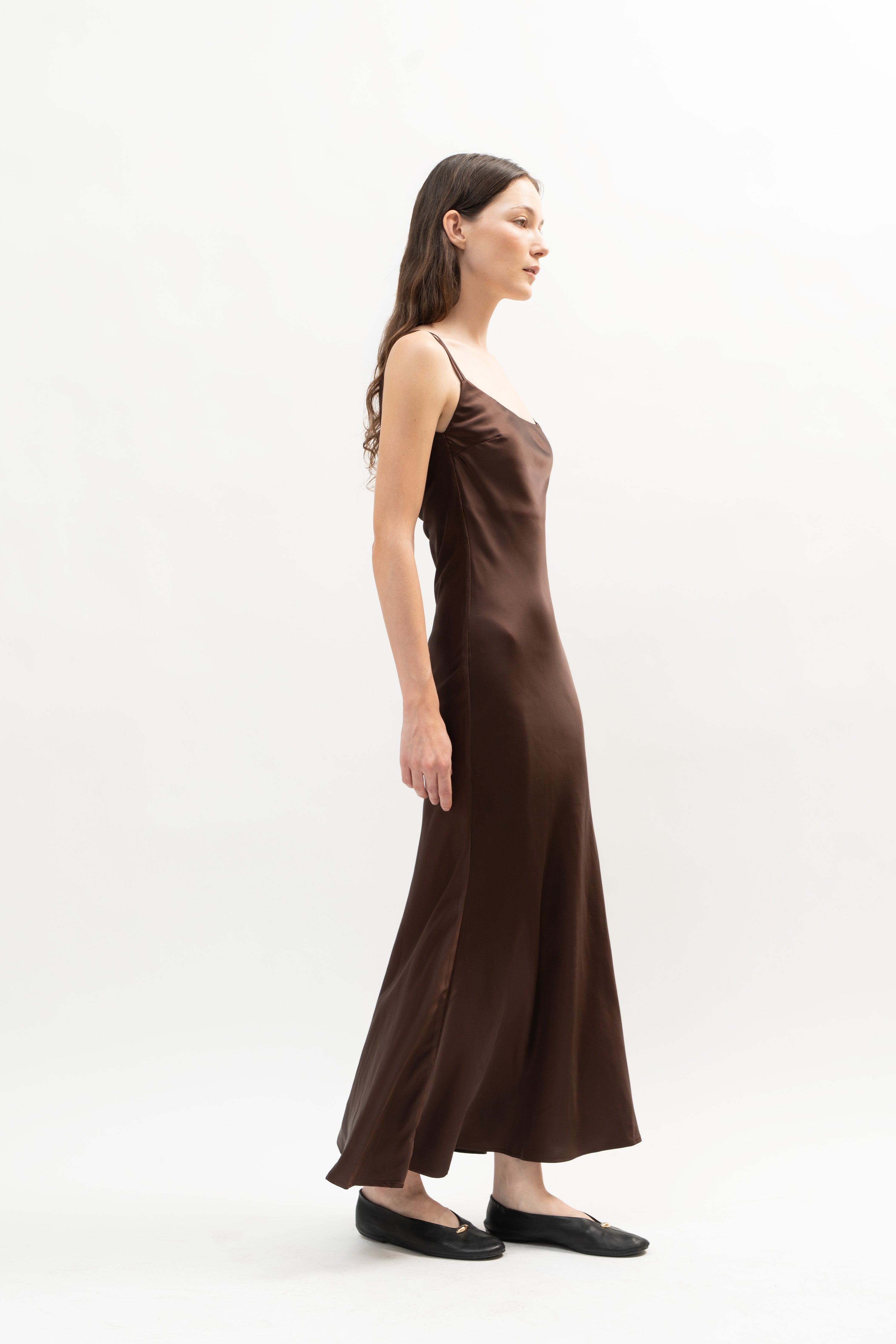 Jacmel Dress in Brown - ODNE