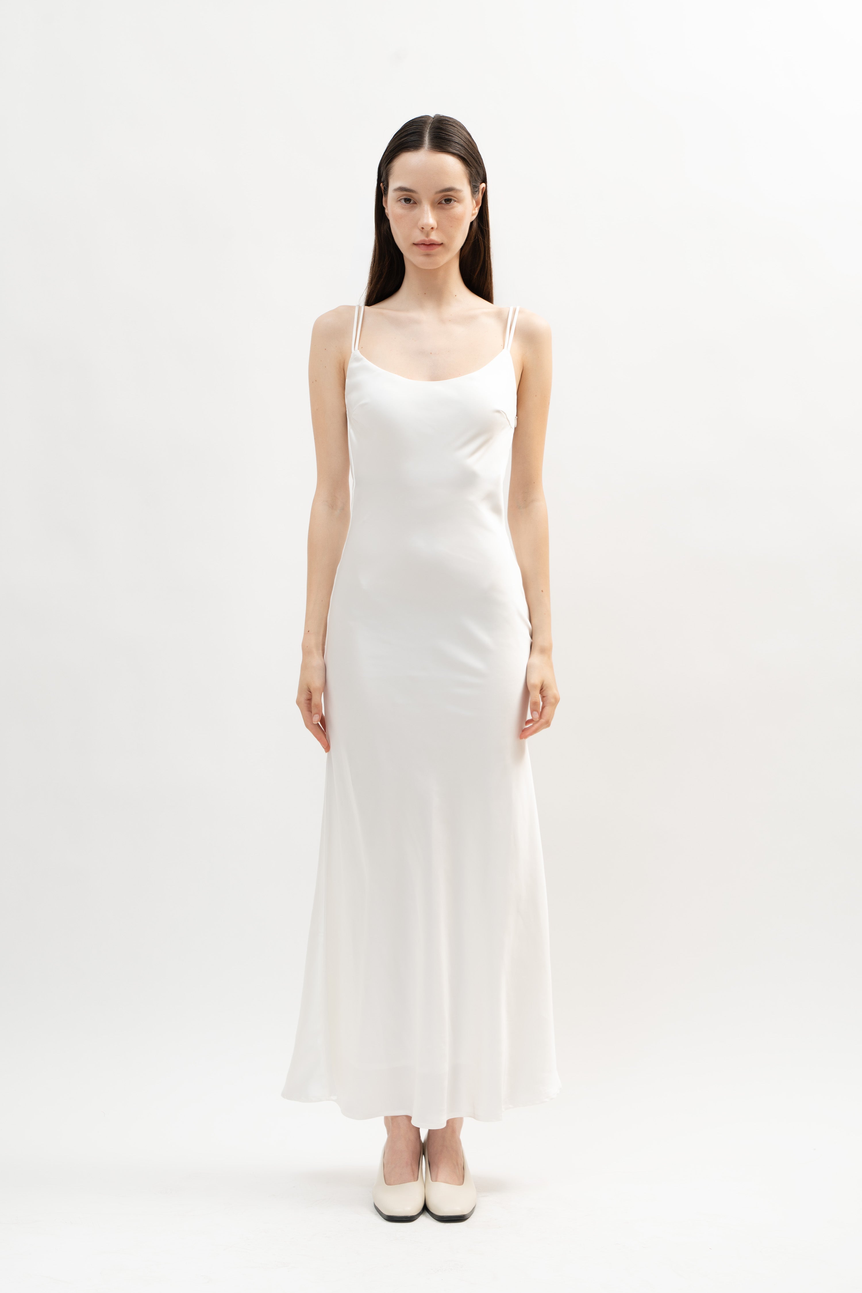 Jacmel Dress in White - ODNE