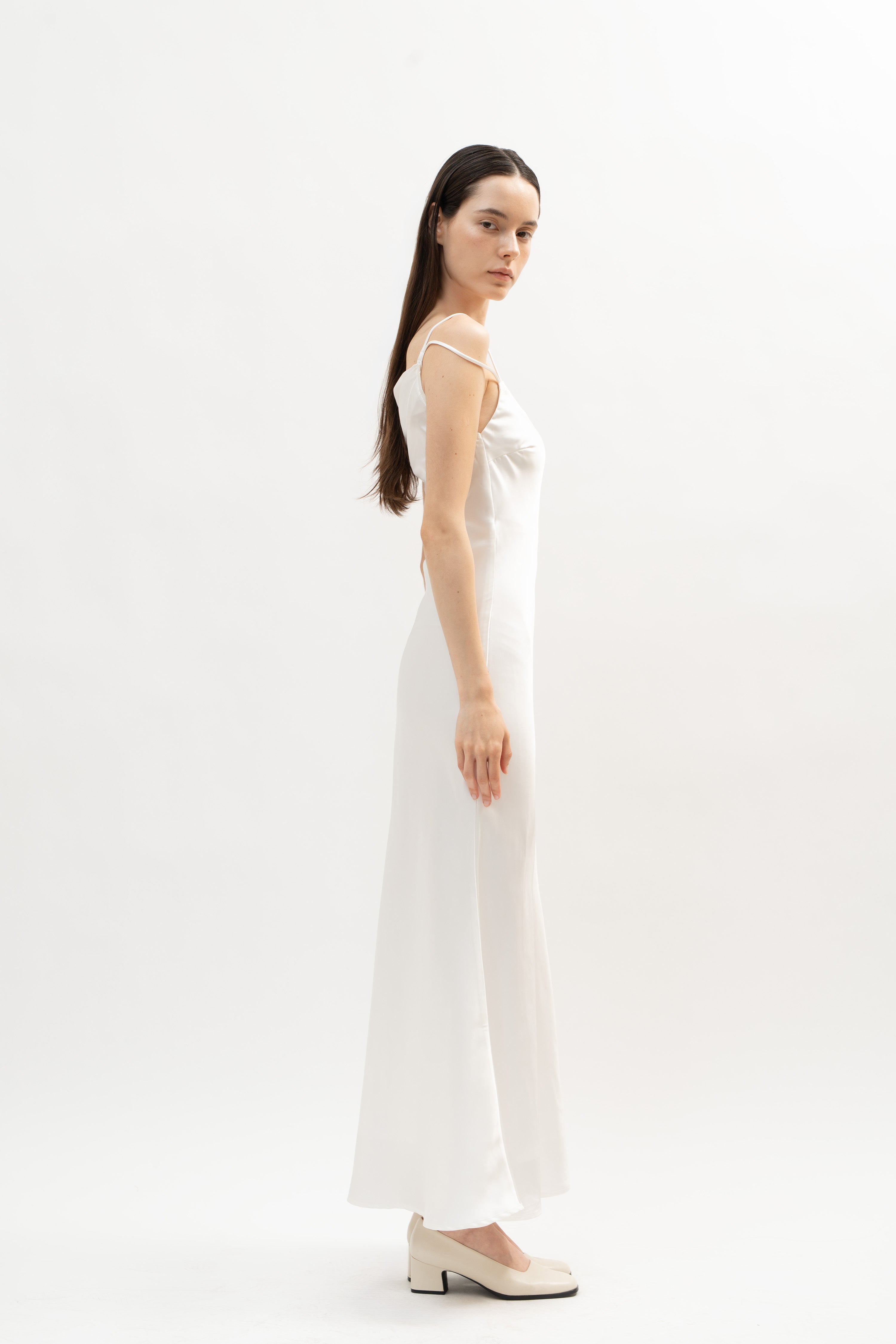 Jacmel Dress in White - ODNE