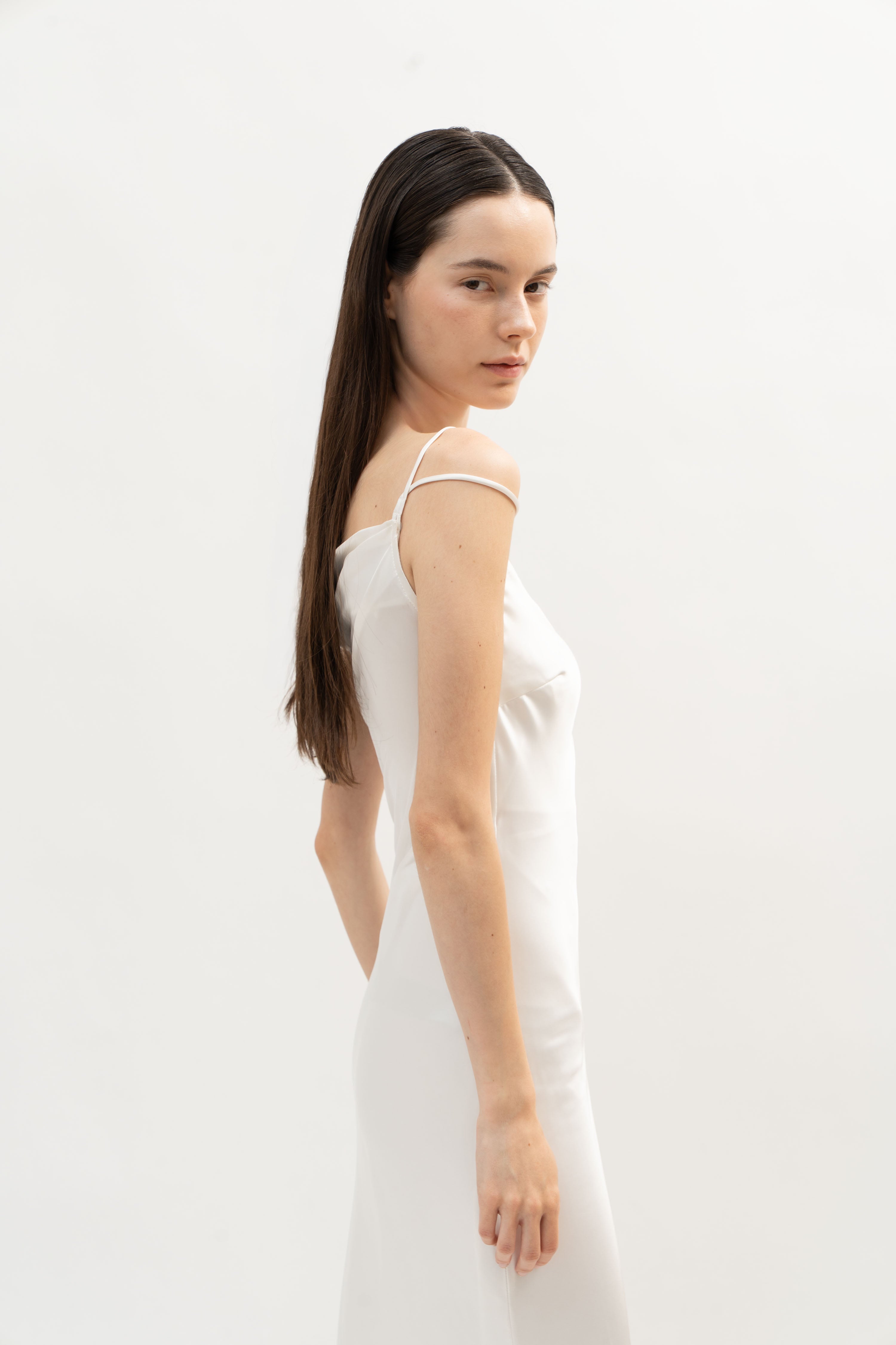 Jacmel Dress in White - ODNE