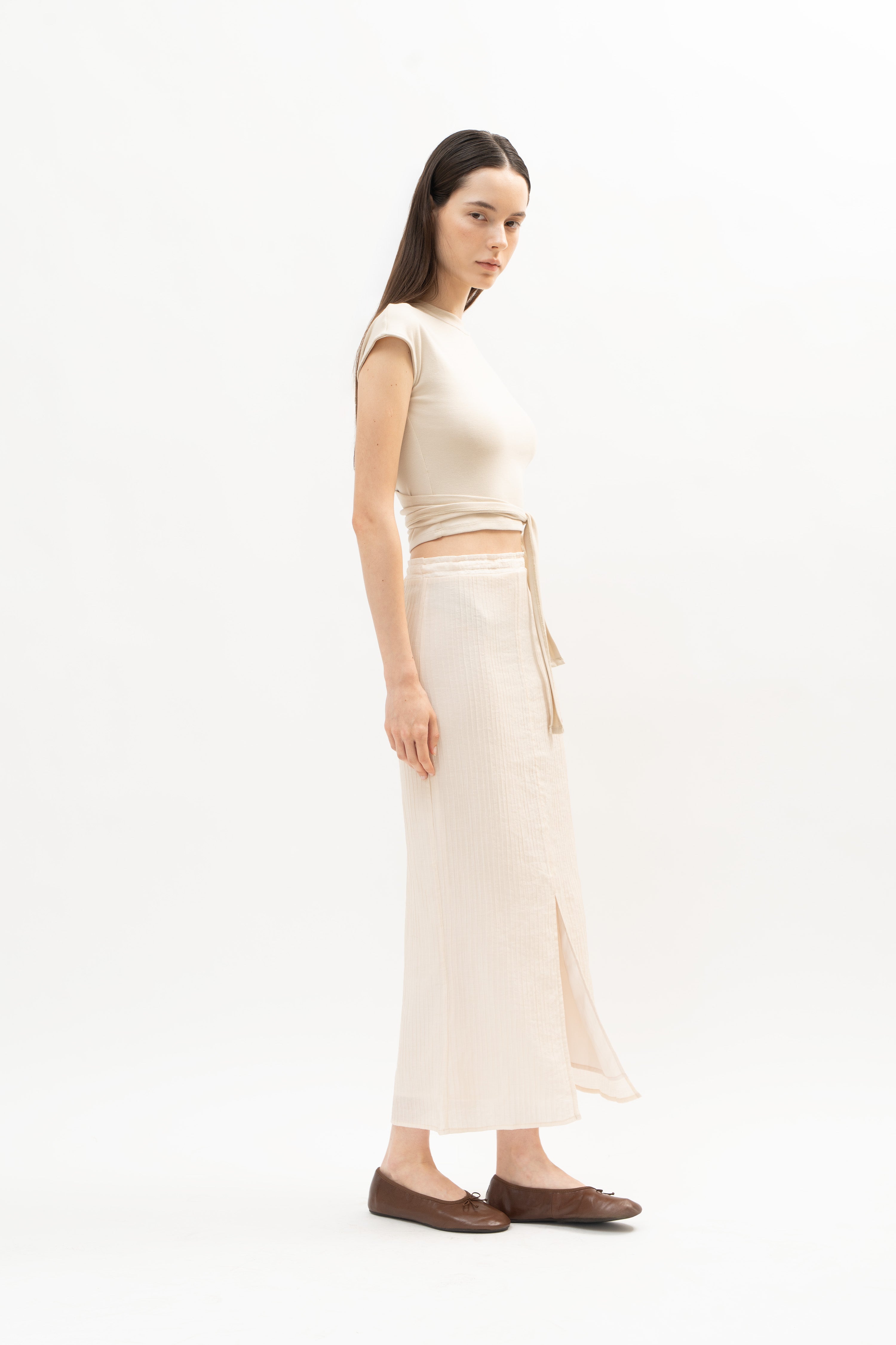 Malvin Skirt in Ivory - ODNE