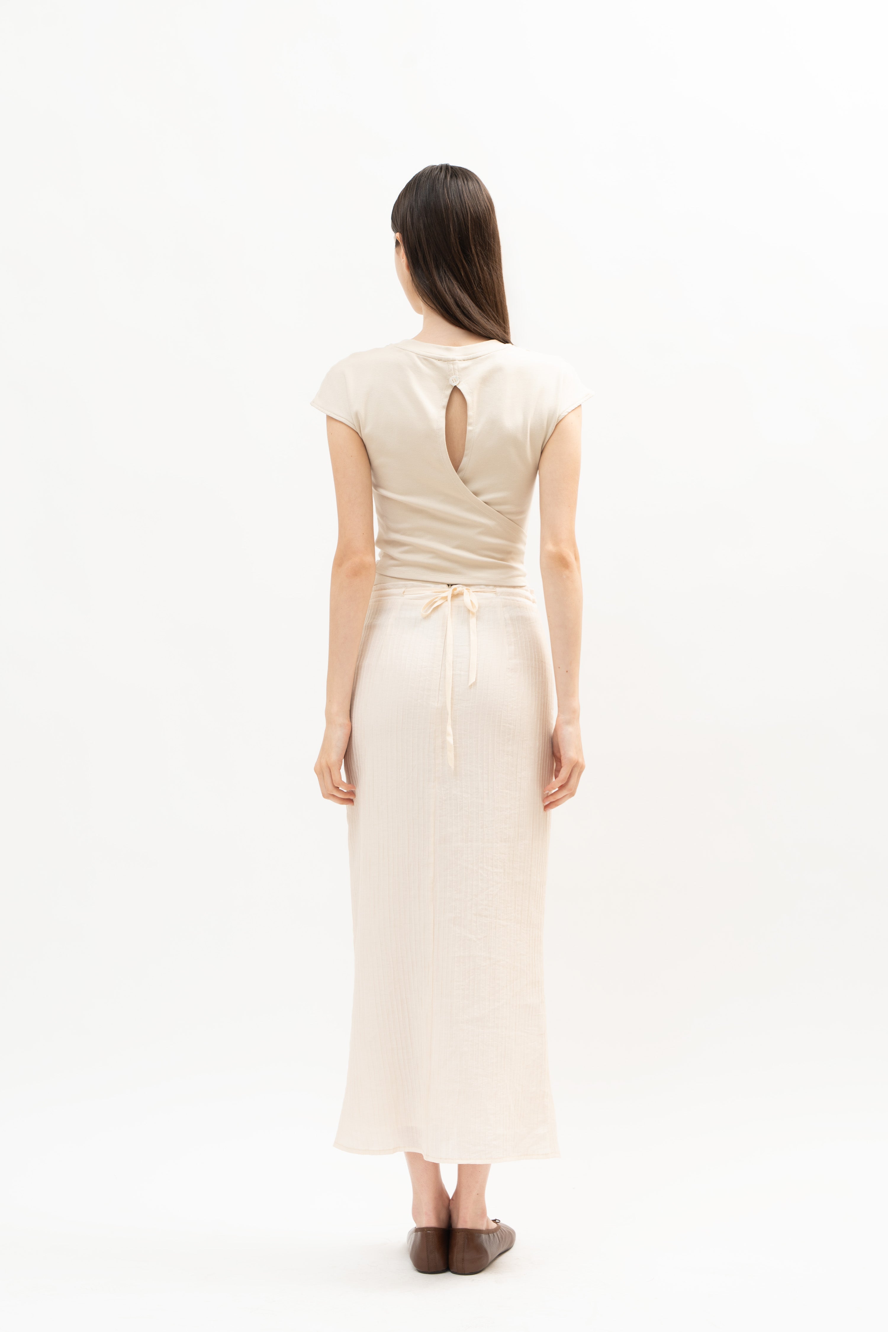 Malvin Skirt in Ivory - ODNE
