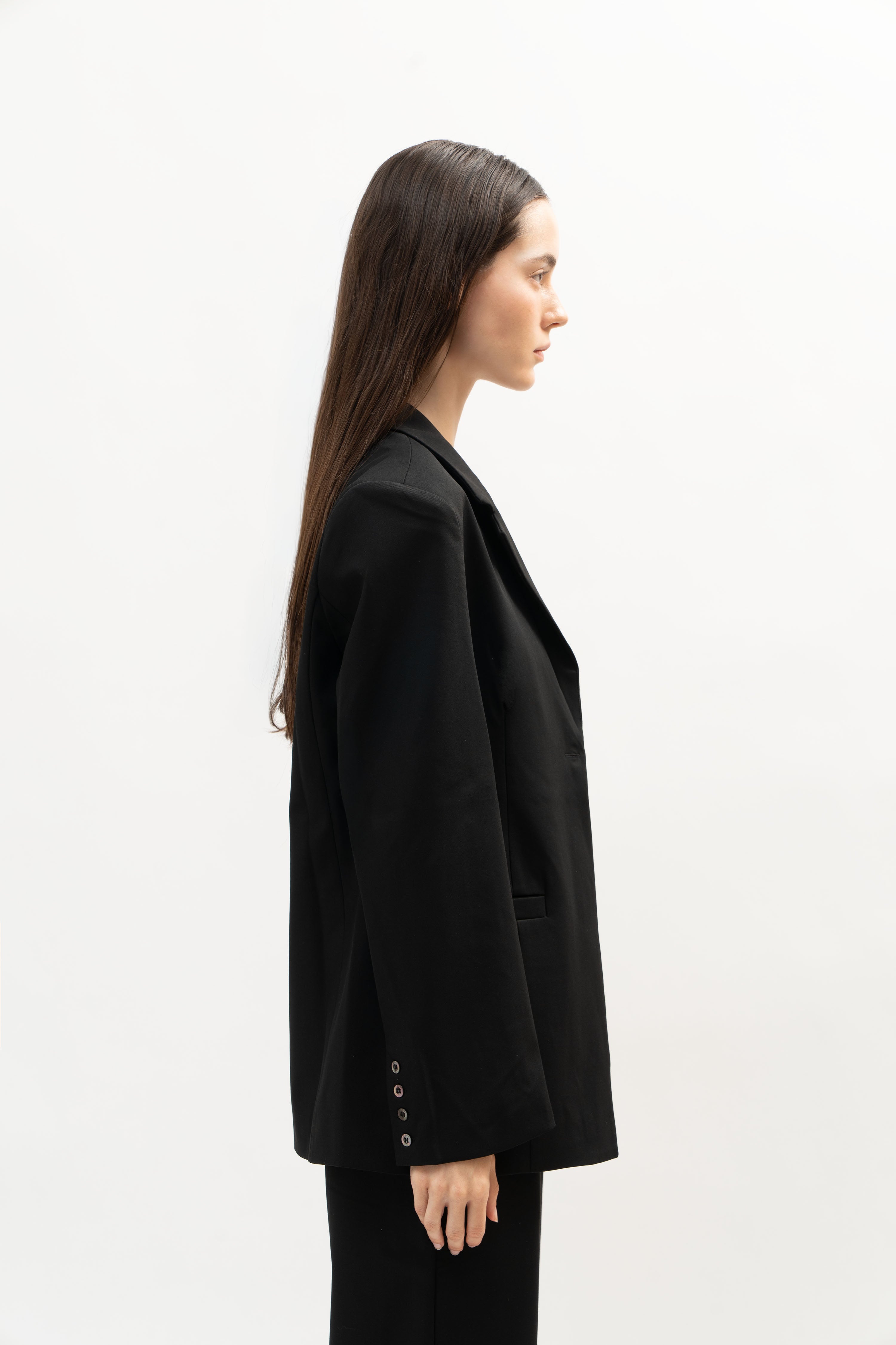 Manhattan Blazer in Black - ODNE