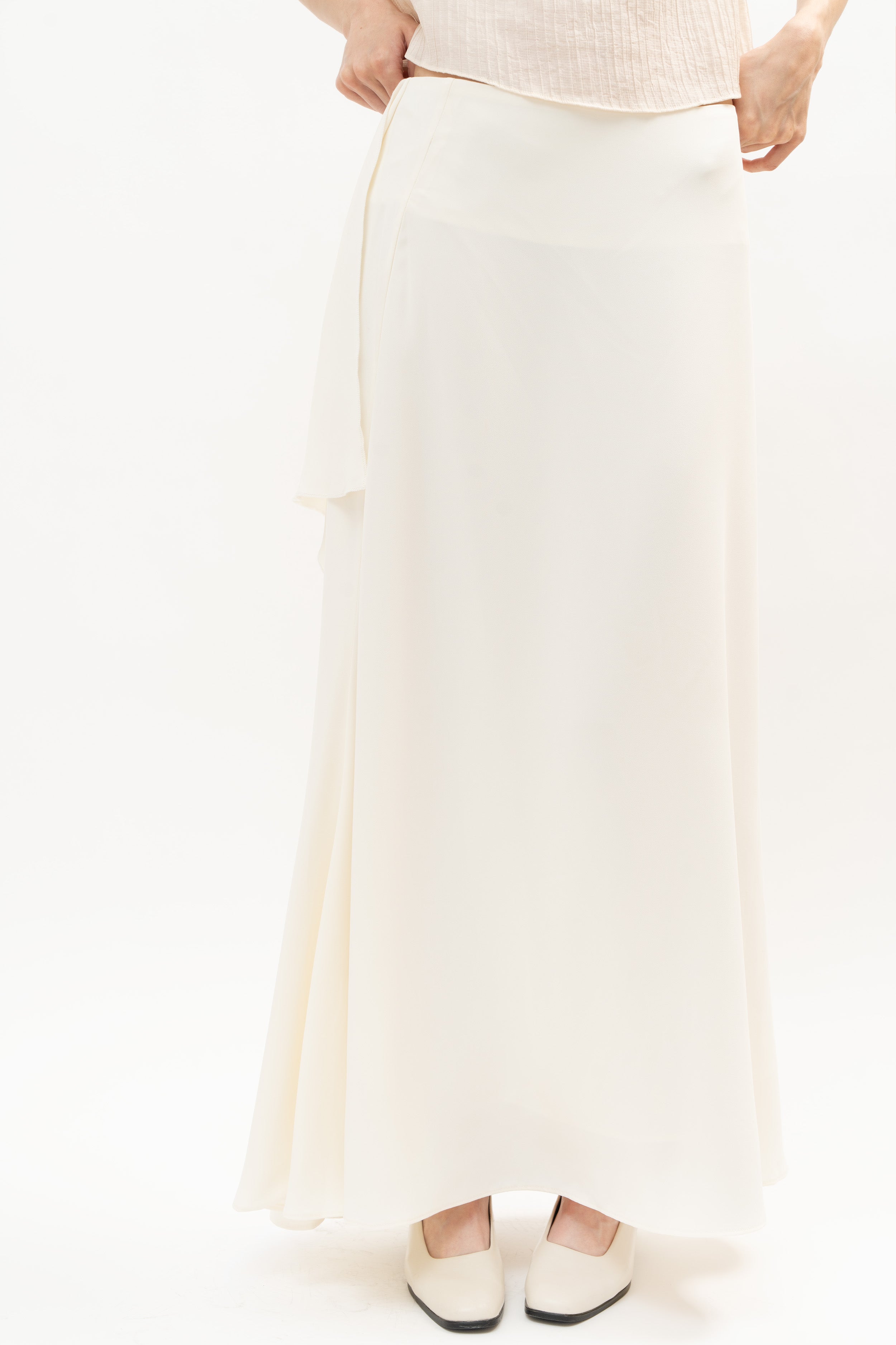 Ora Skirt Eggshell White