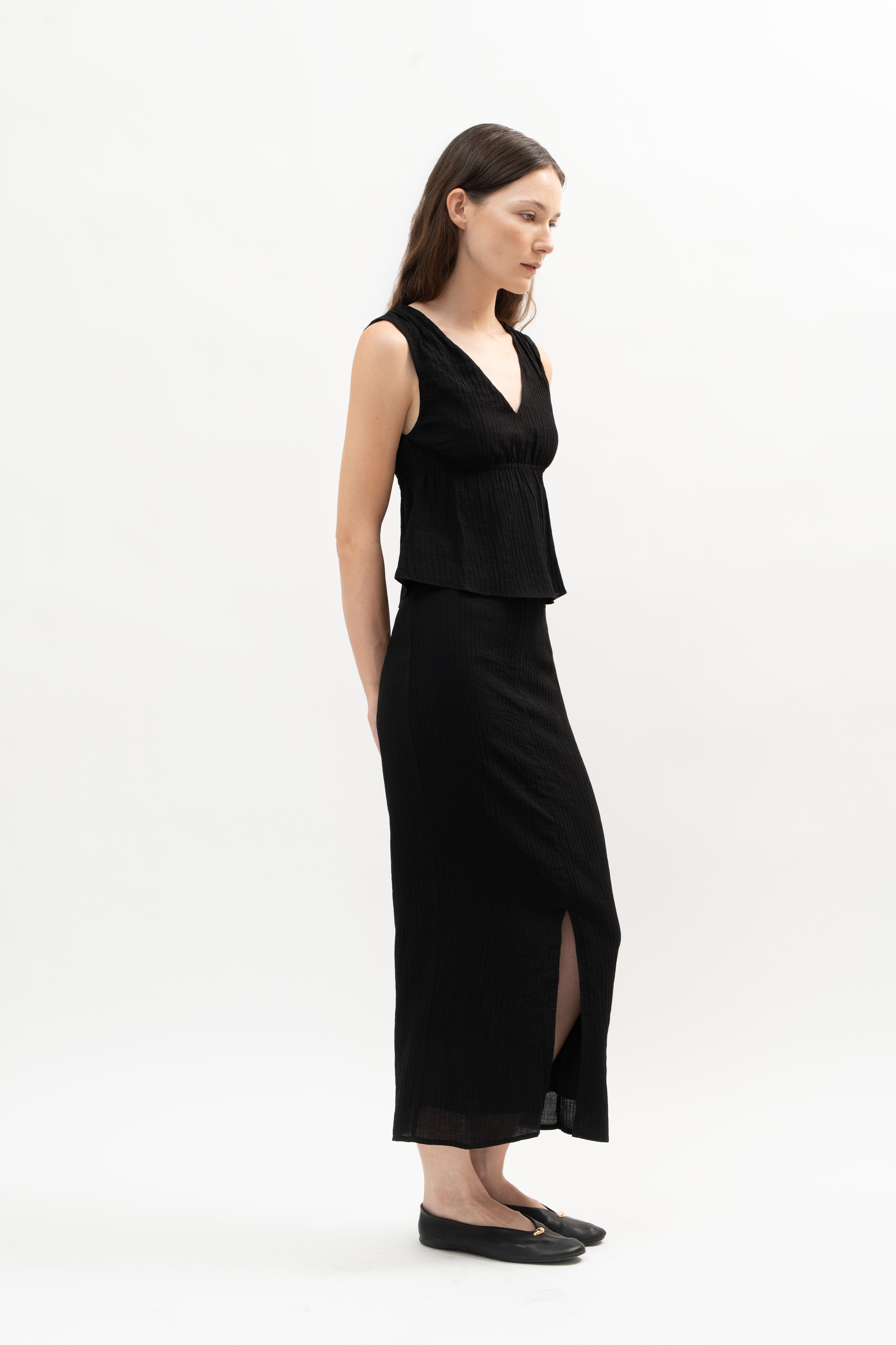 Palau Top in Black - ODNE