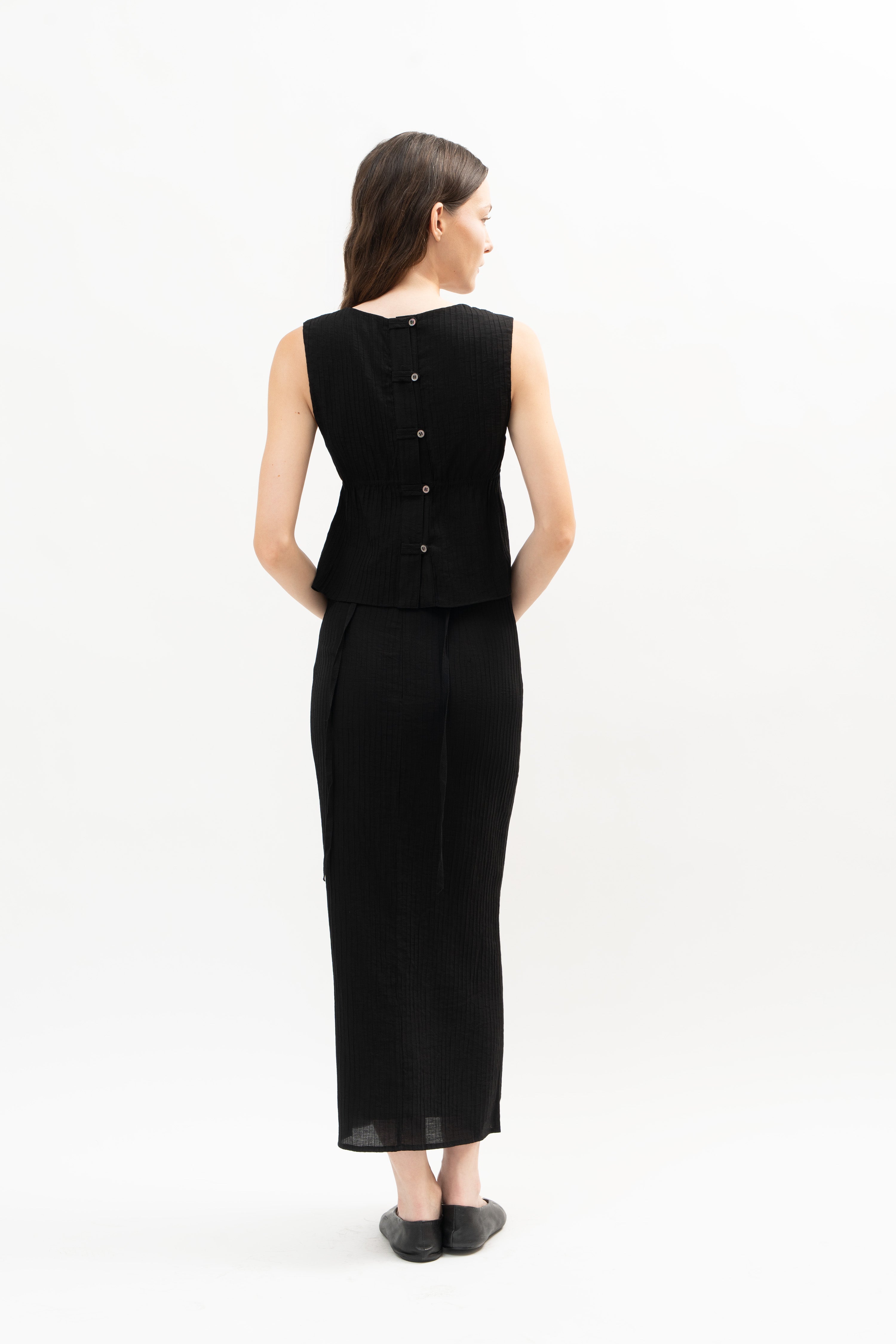 Palau Top in Black - ODNE