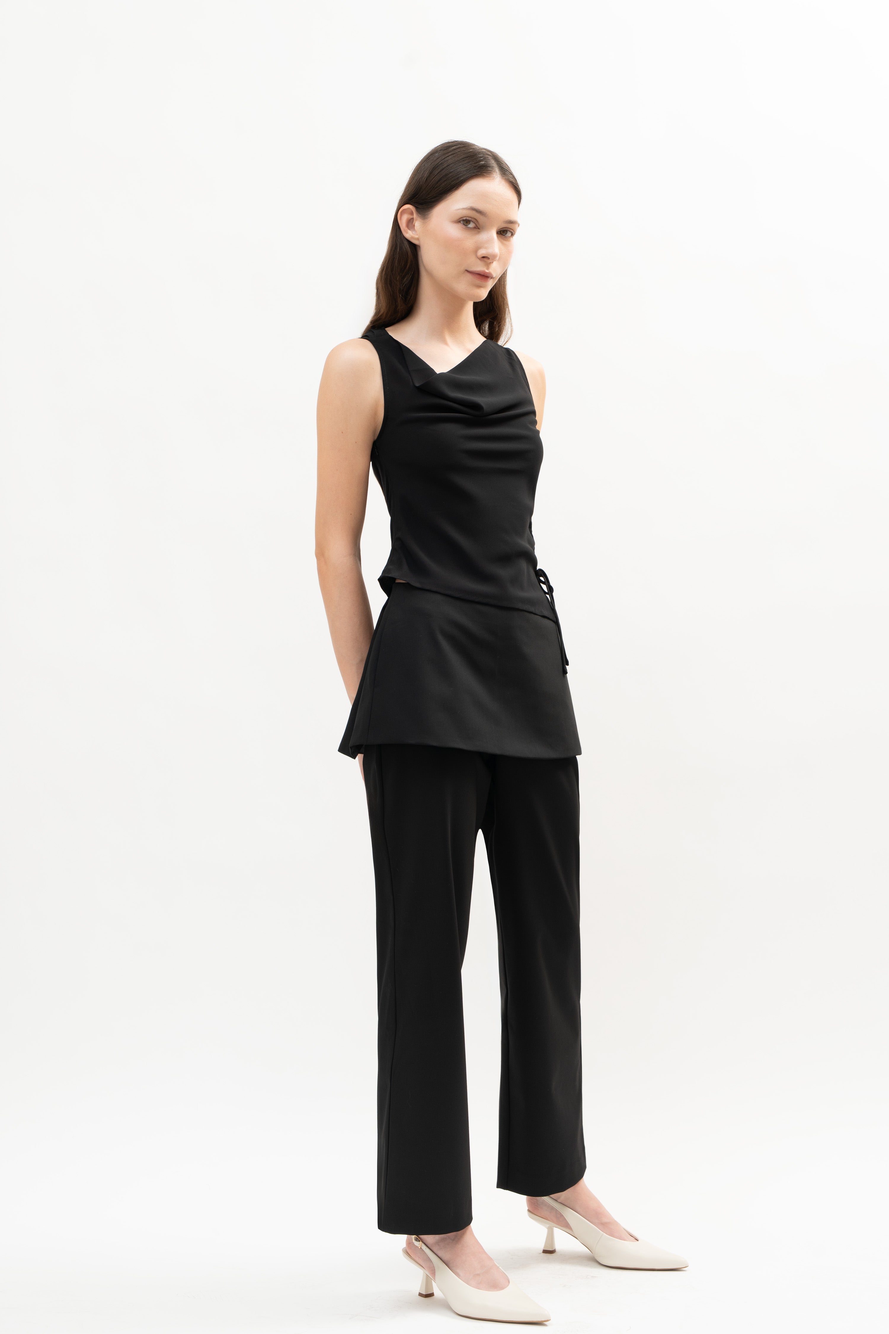 Rhodes Top in Black - ODNE