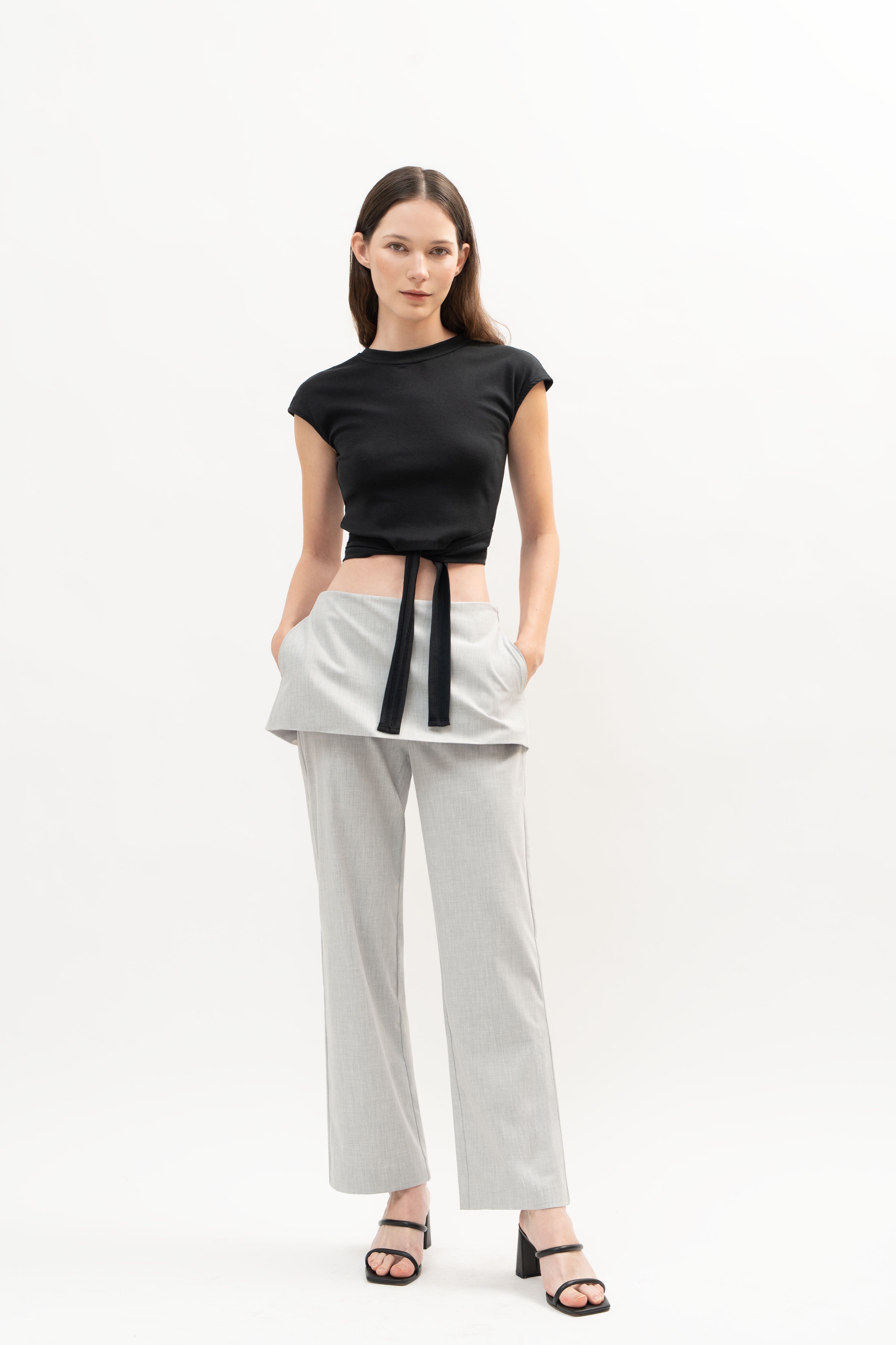 Shoal Knit Top in Black - ODNE