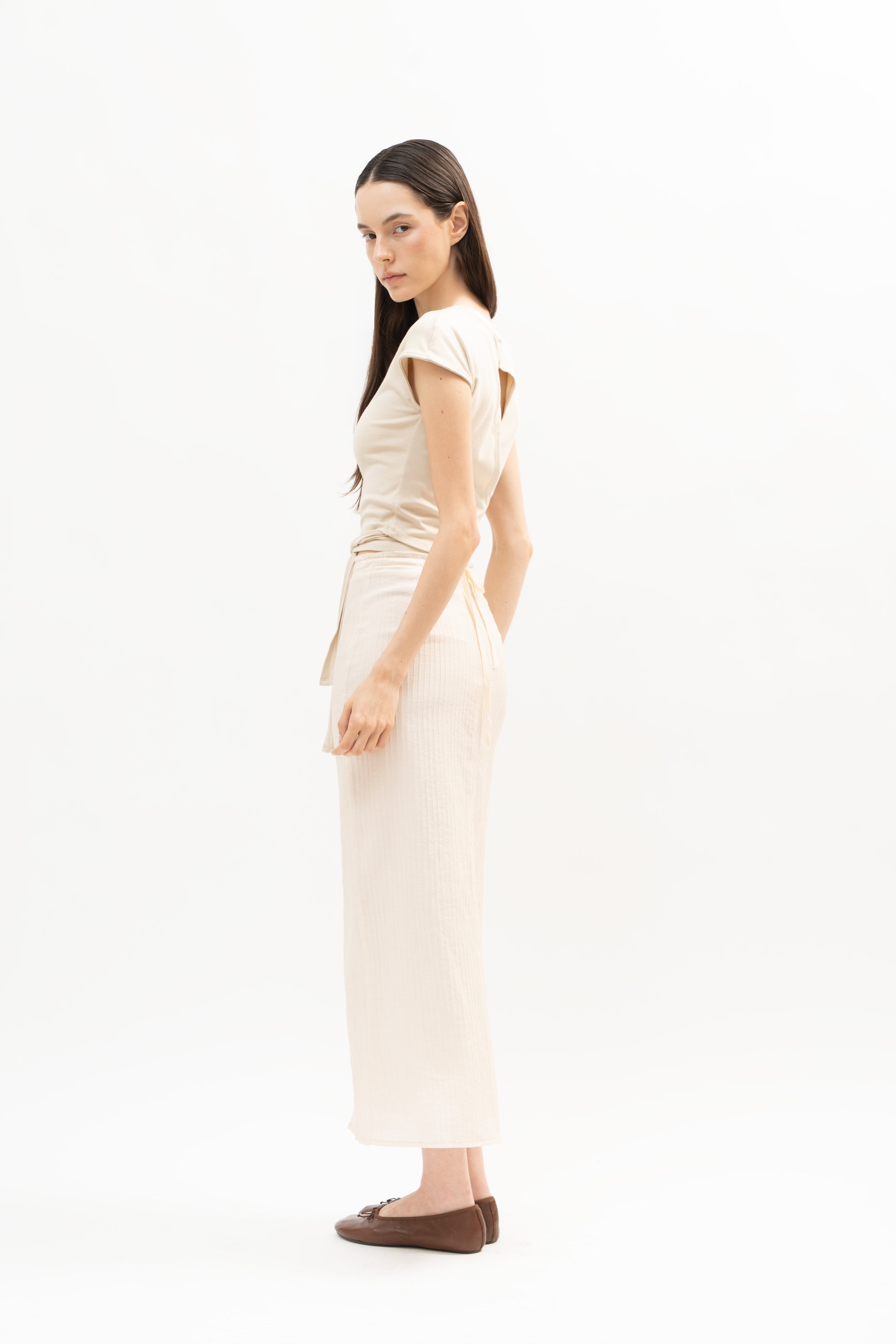 Shoal Knit Top Creme