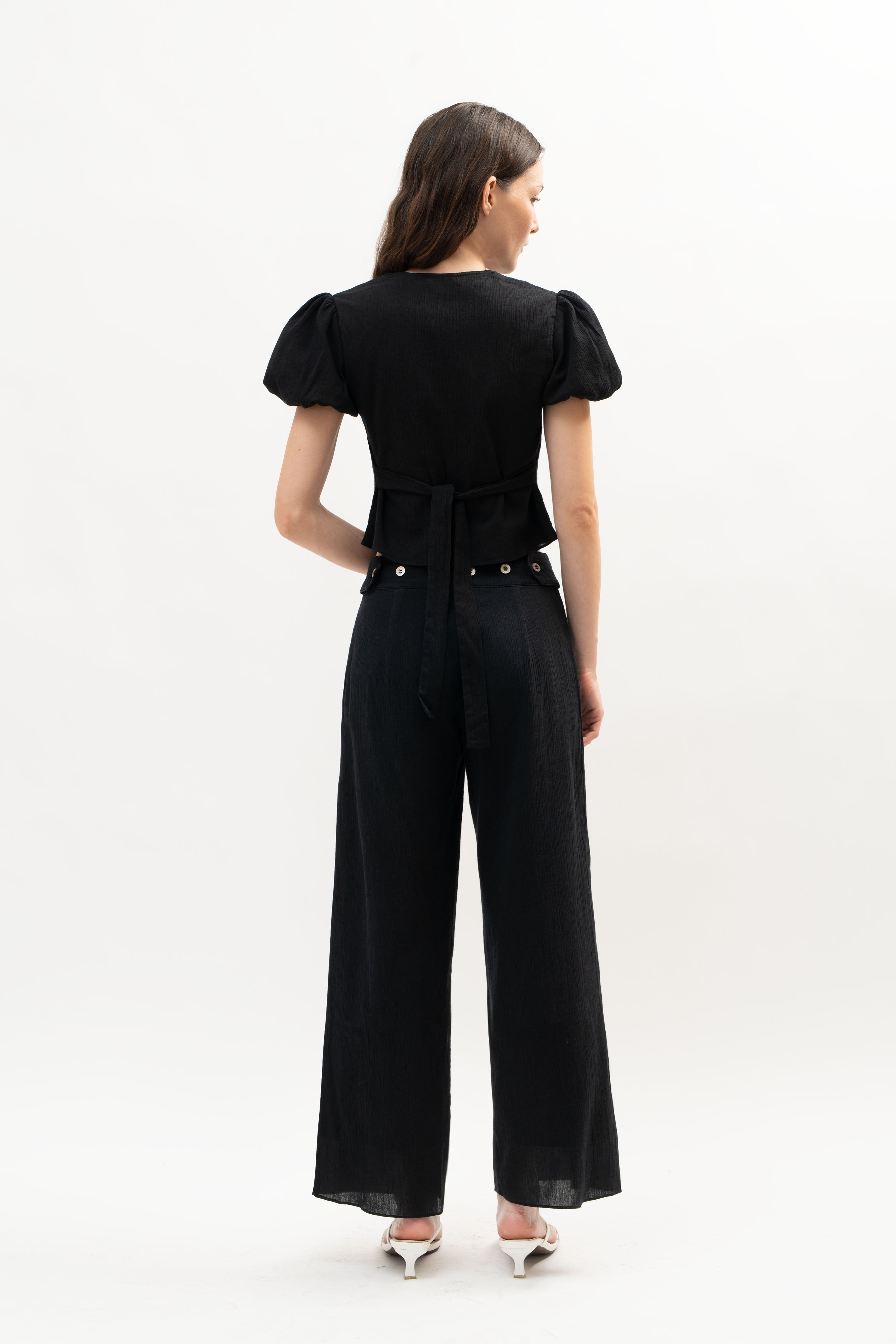 Anse Top in Black - ODNE
