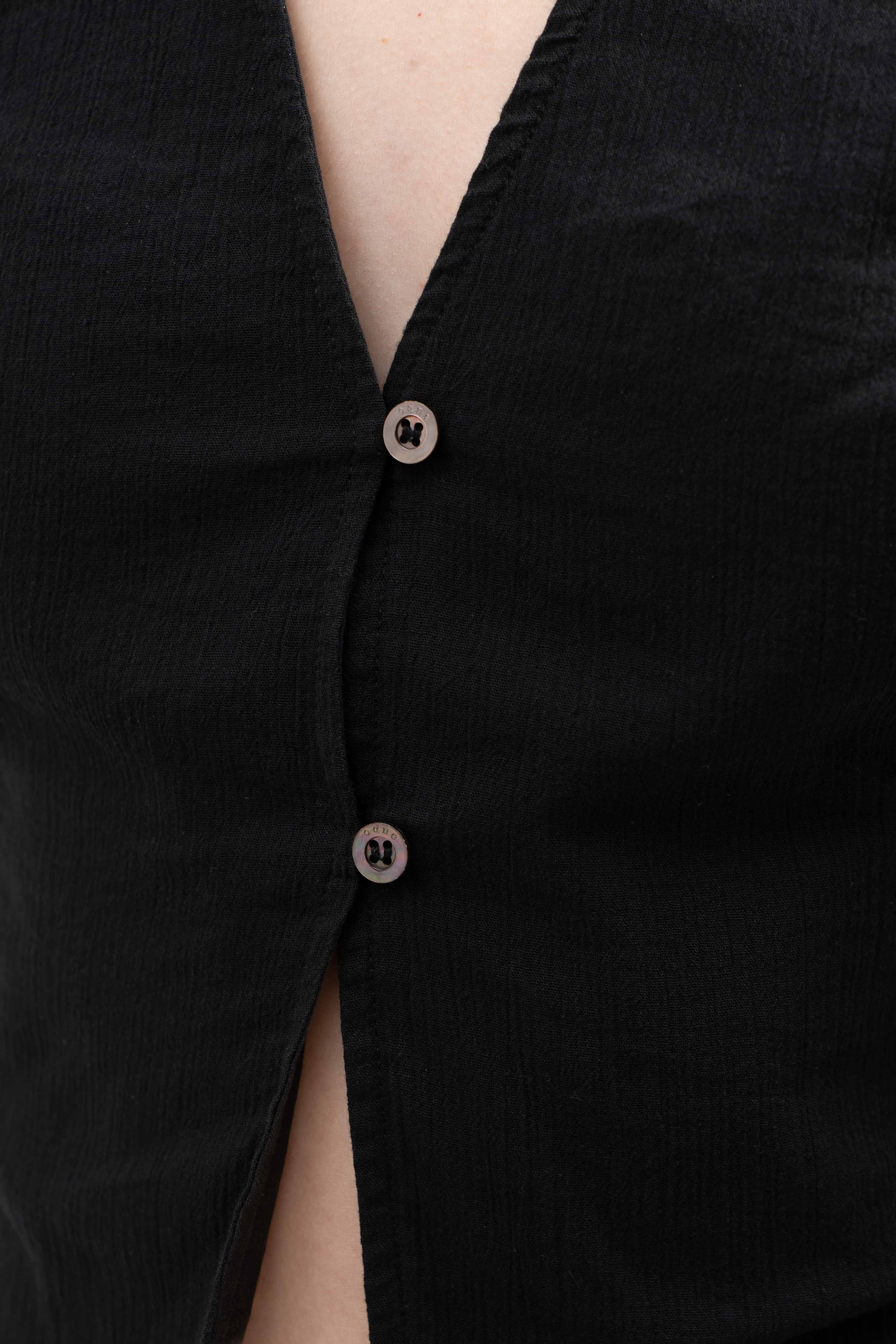 Anse Top in Black - ODNE