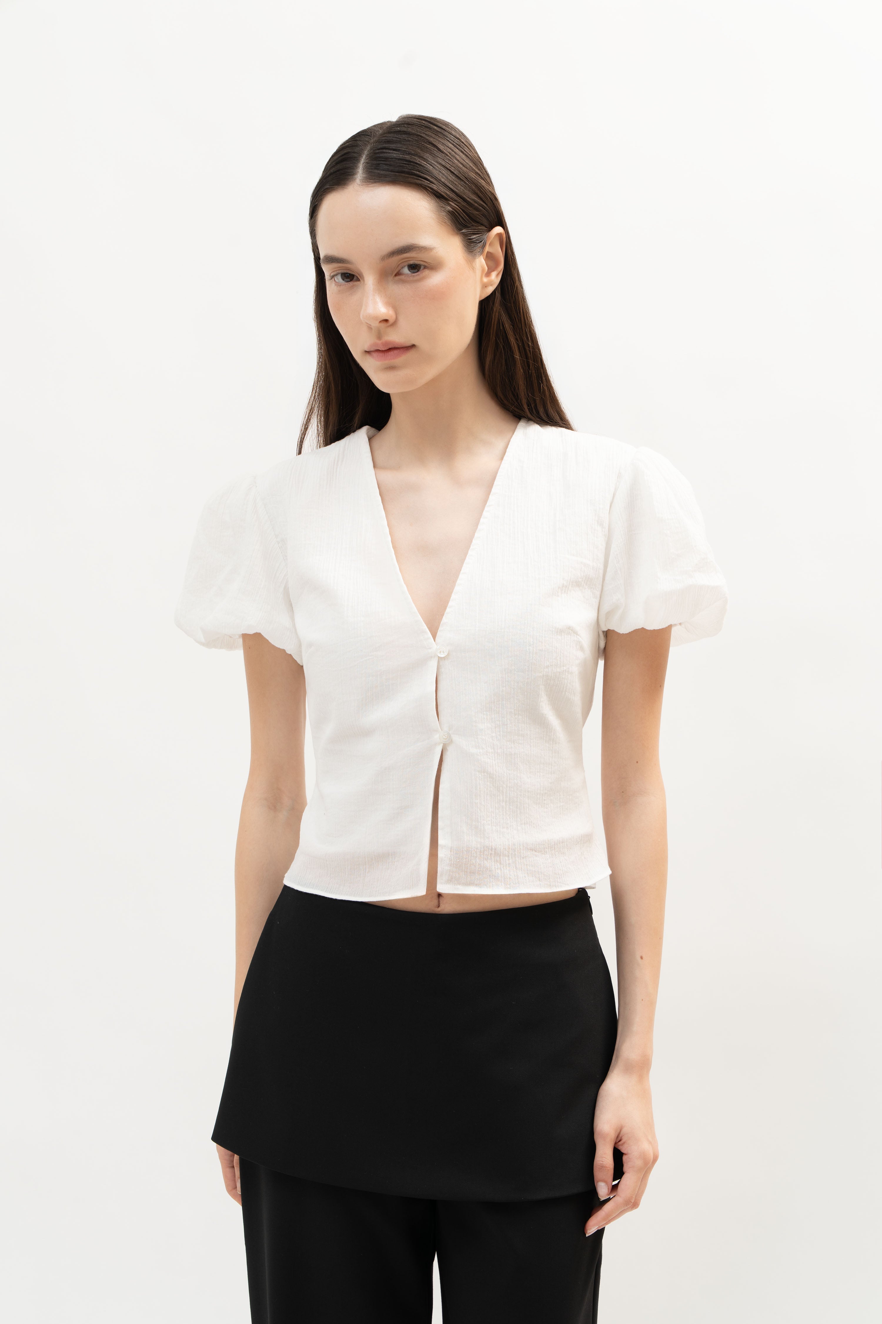 Anse Top in White - ODNE