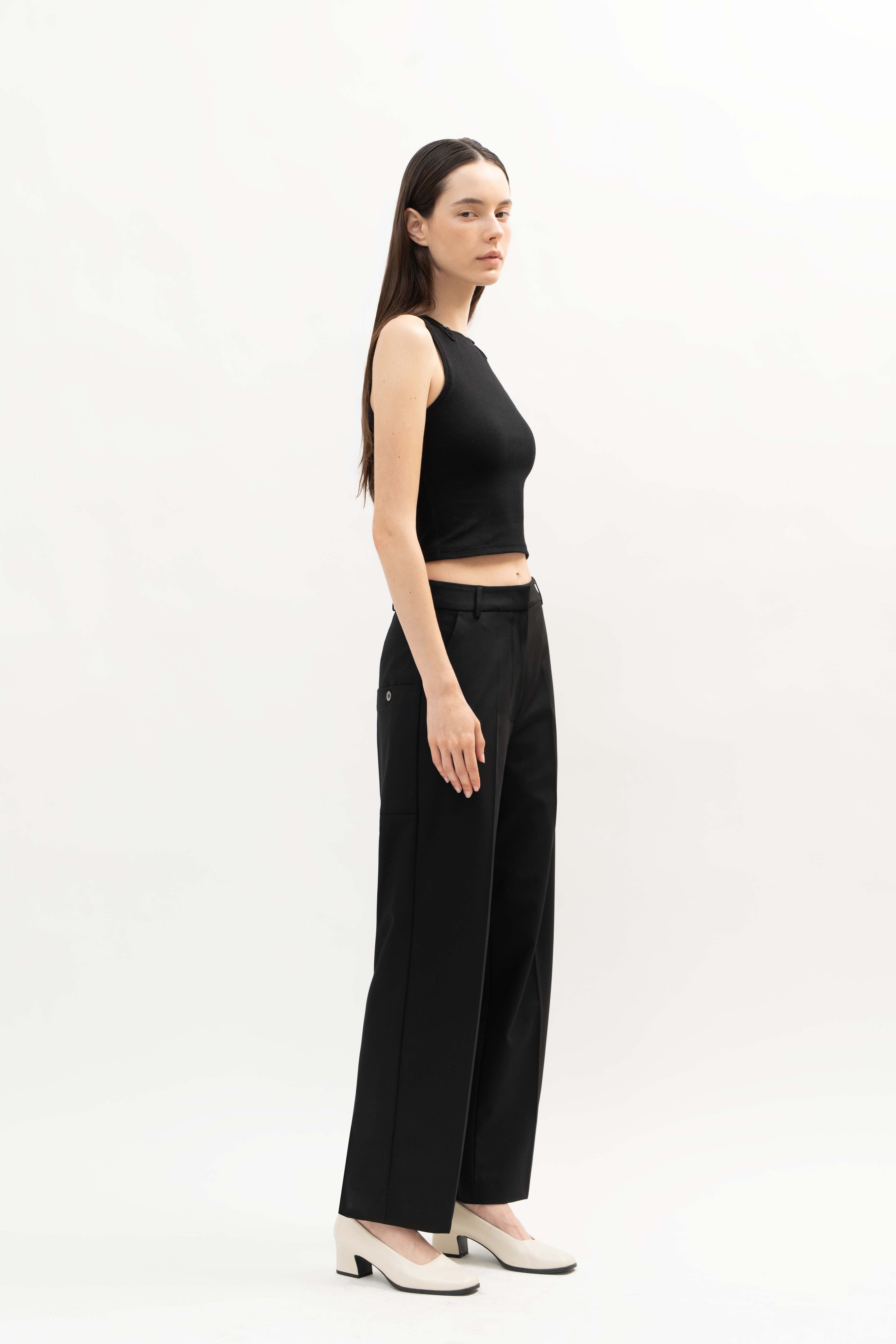 Caye Pant in Black - ODNE