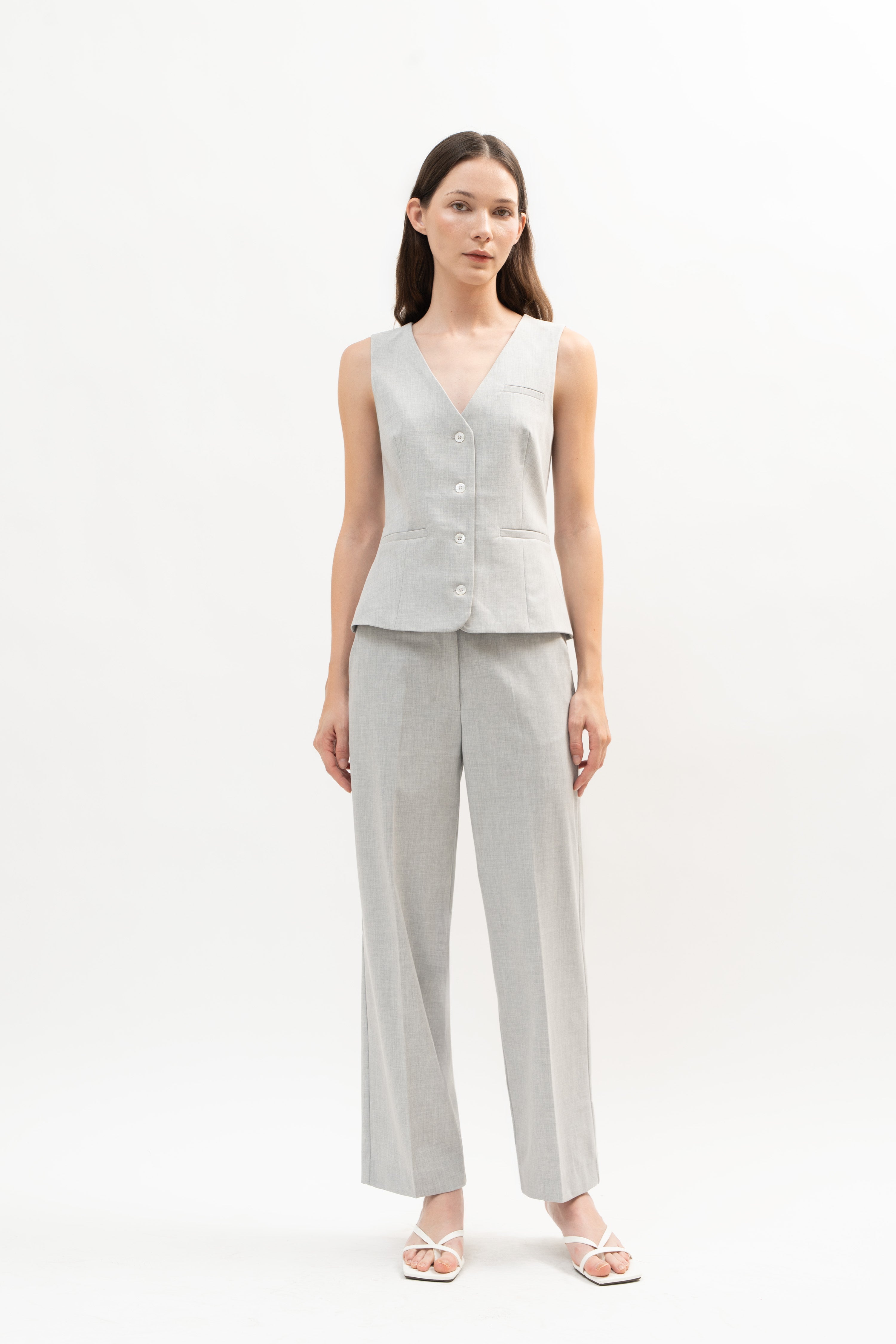 Caye Pant in Stone Gray - ODNE