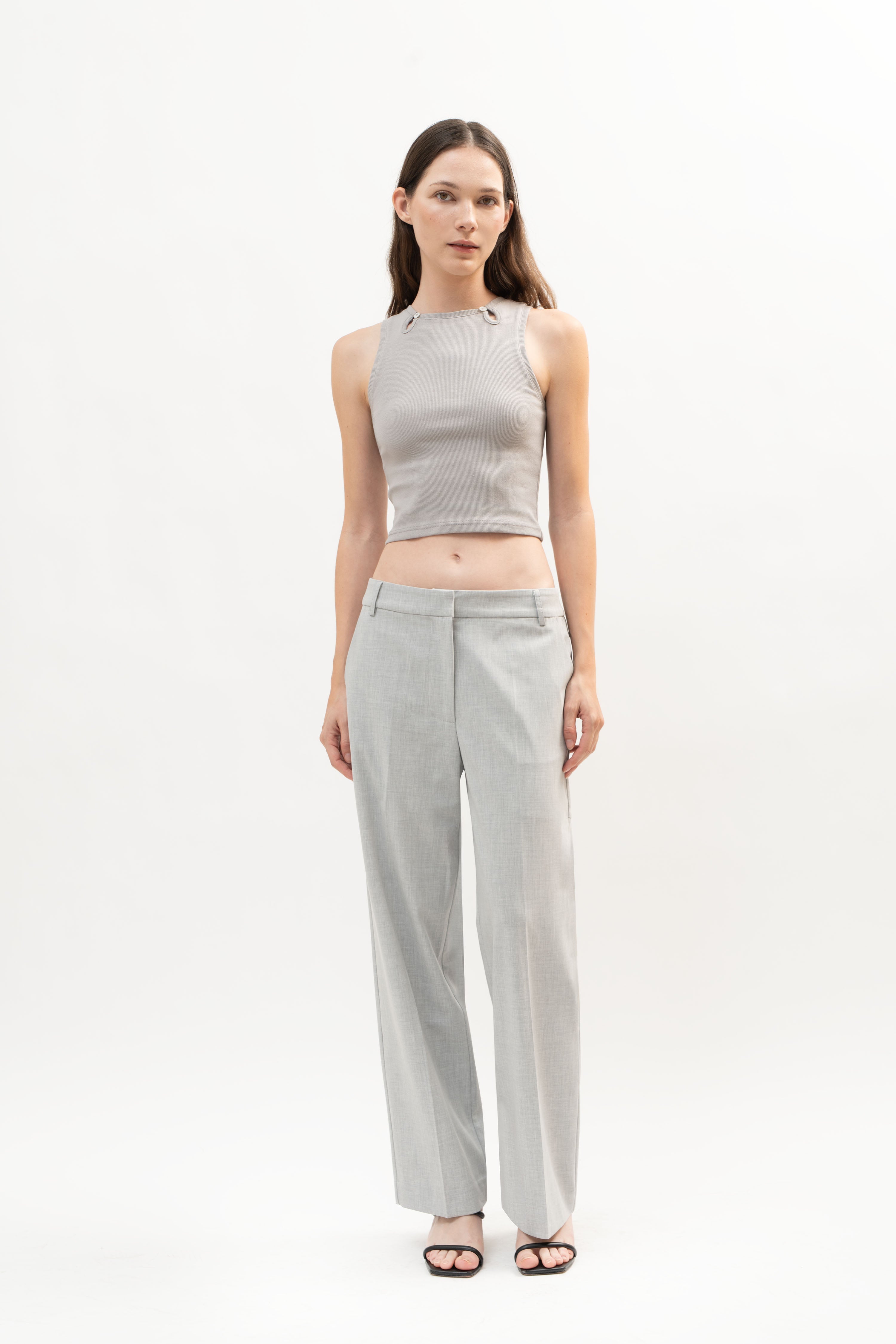 Caye Pant in Stone Gray - ODNE