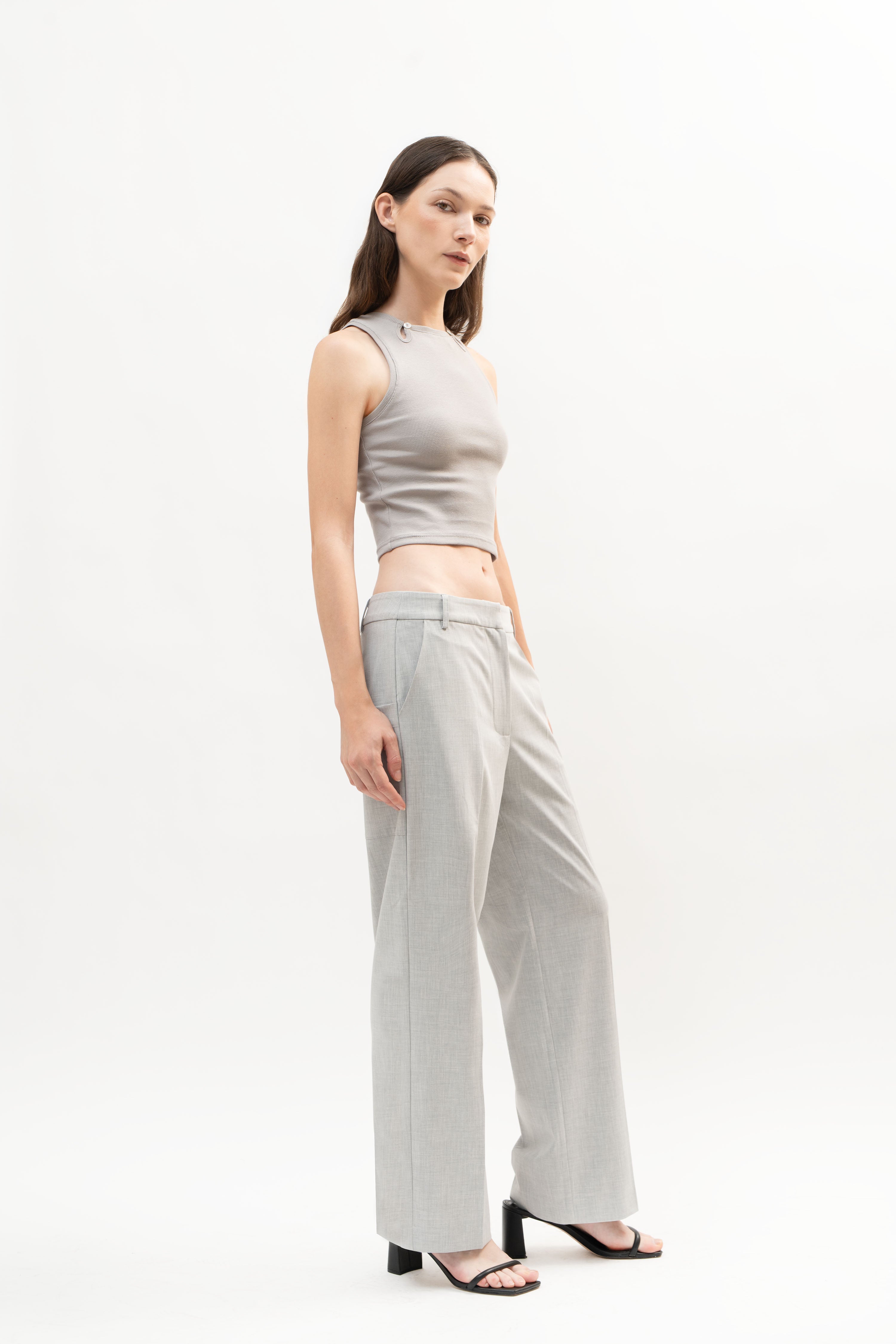 Caye Pant in Stone Gray - ODNE