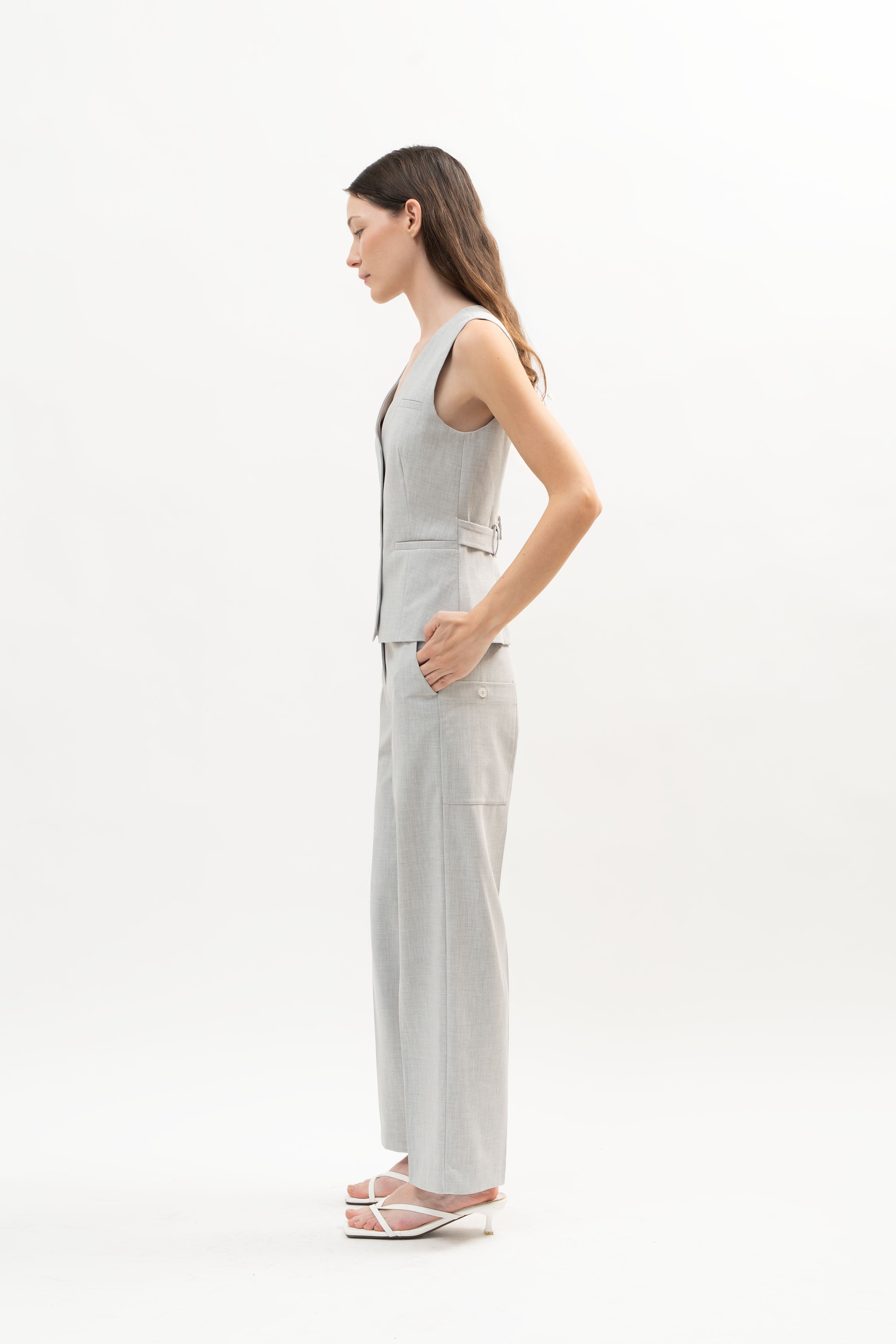 Cayo Vest in Stone Gray - ODNE