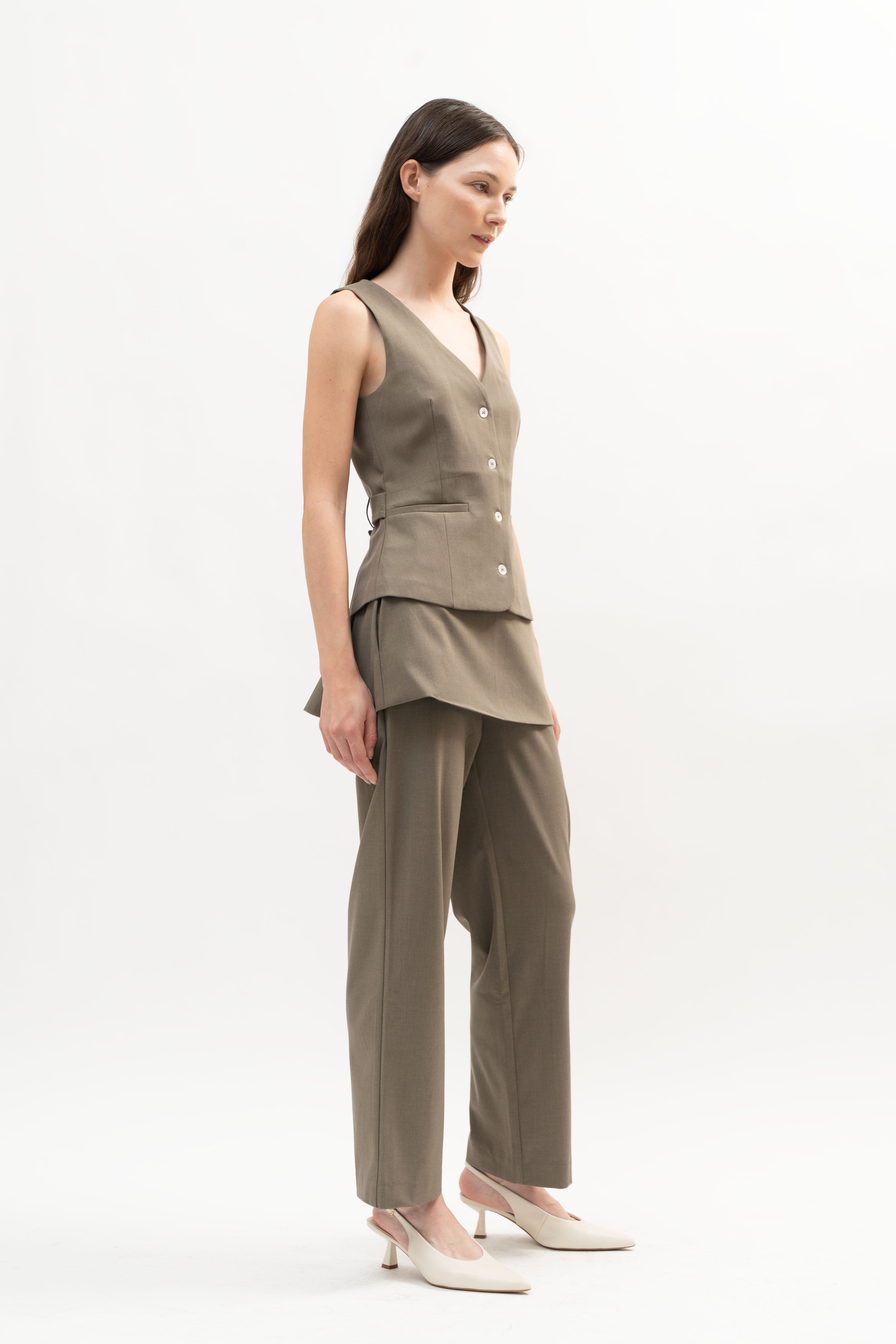 Cerros Skort Wood Brown