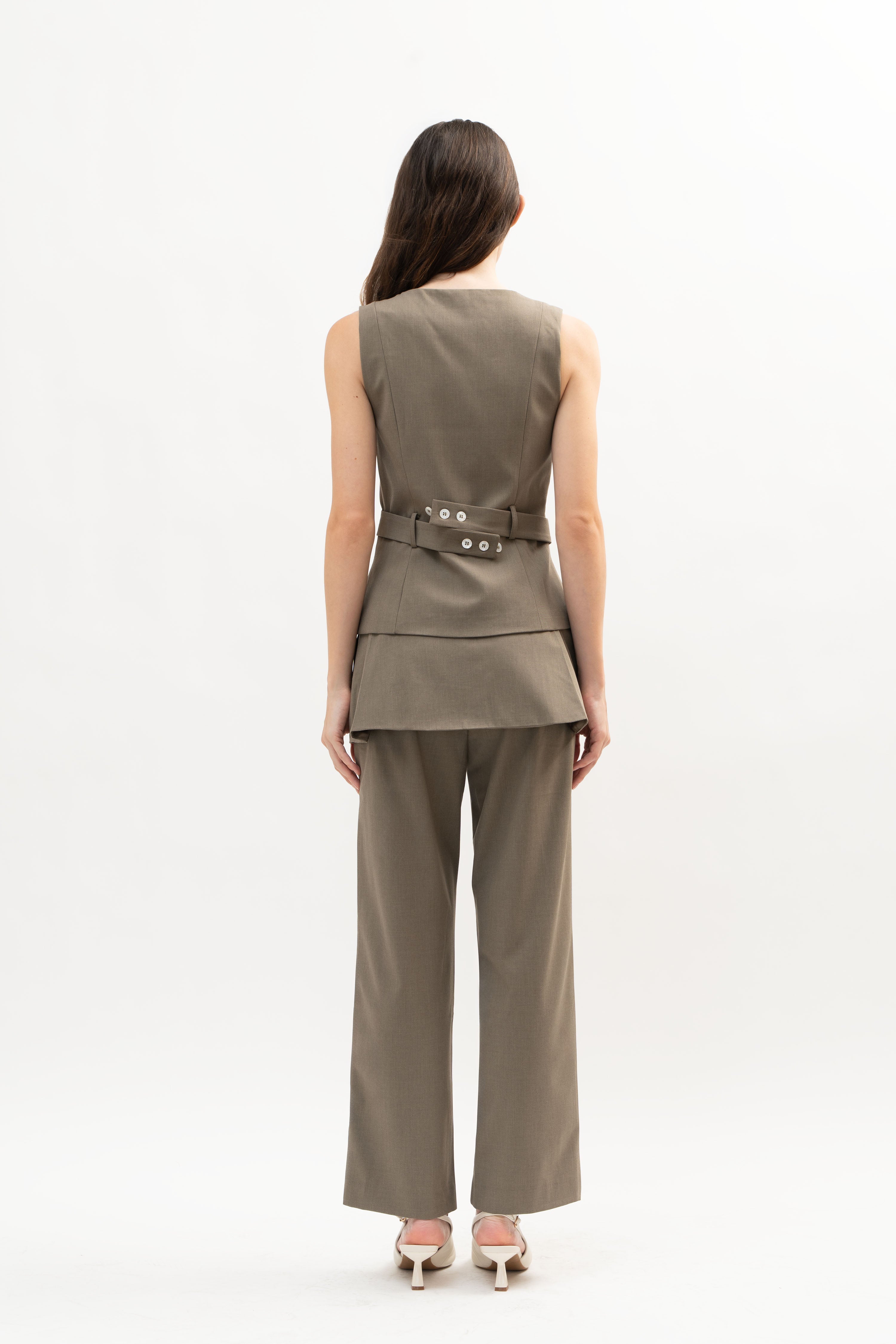 Cerros Skort Wood Brown