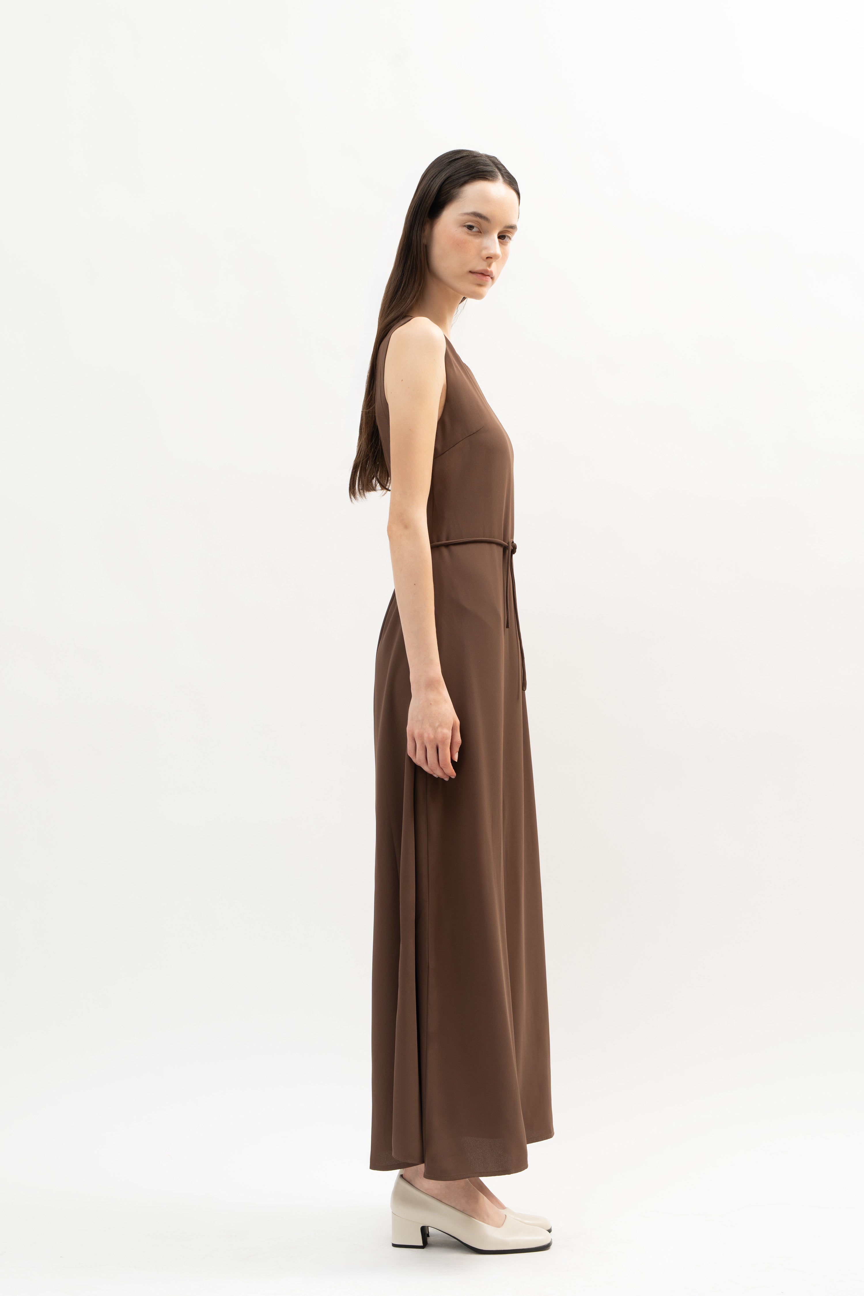 Fraser Dress in Brown - ODNE