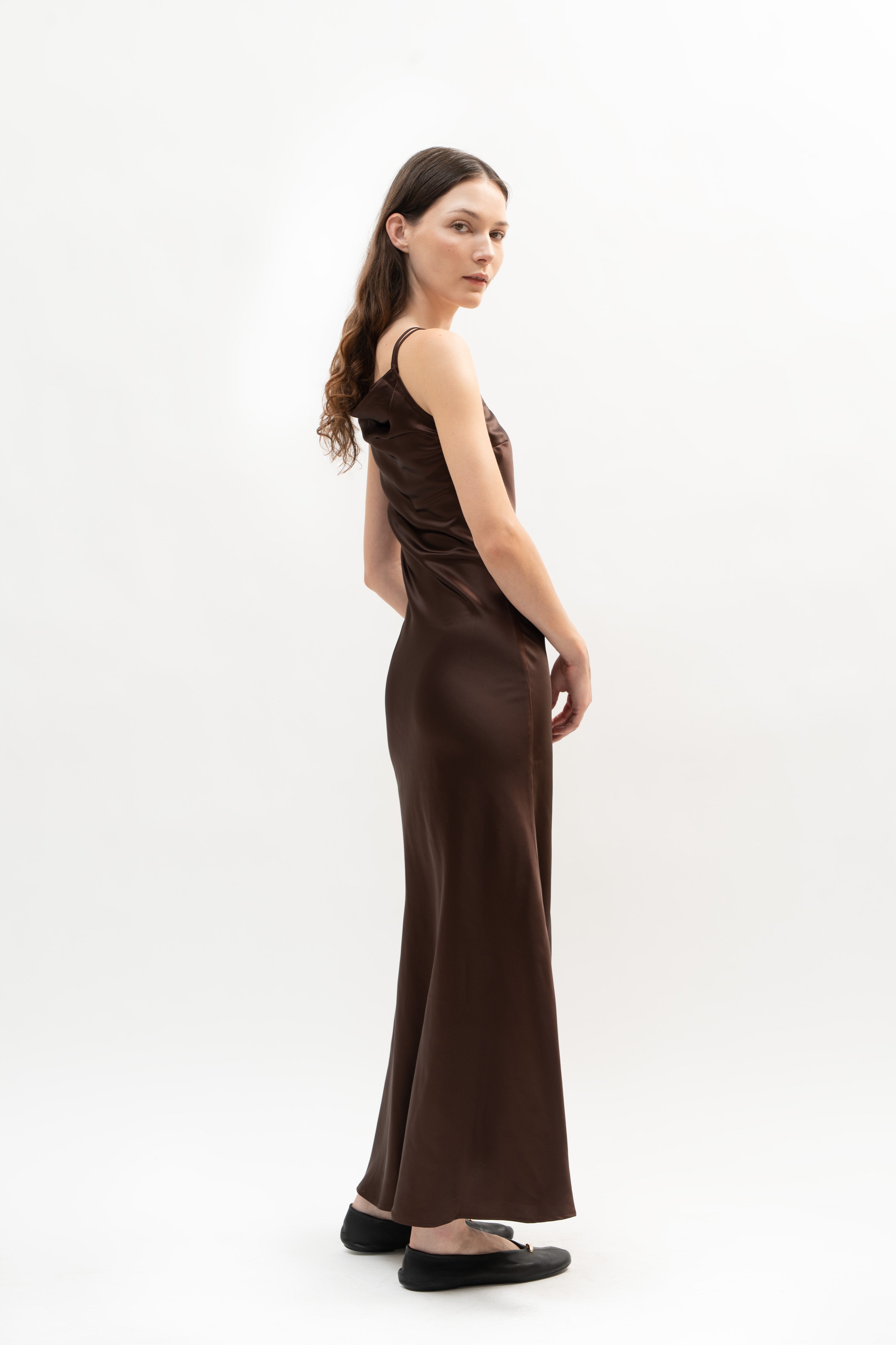 Jacmel Dress in Brown - ODNE