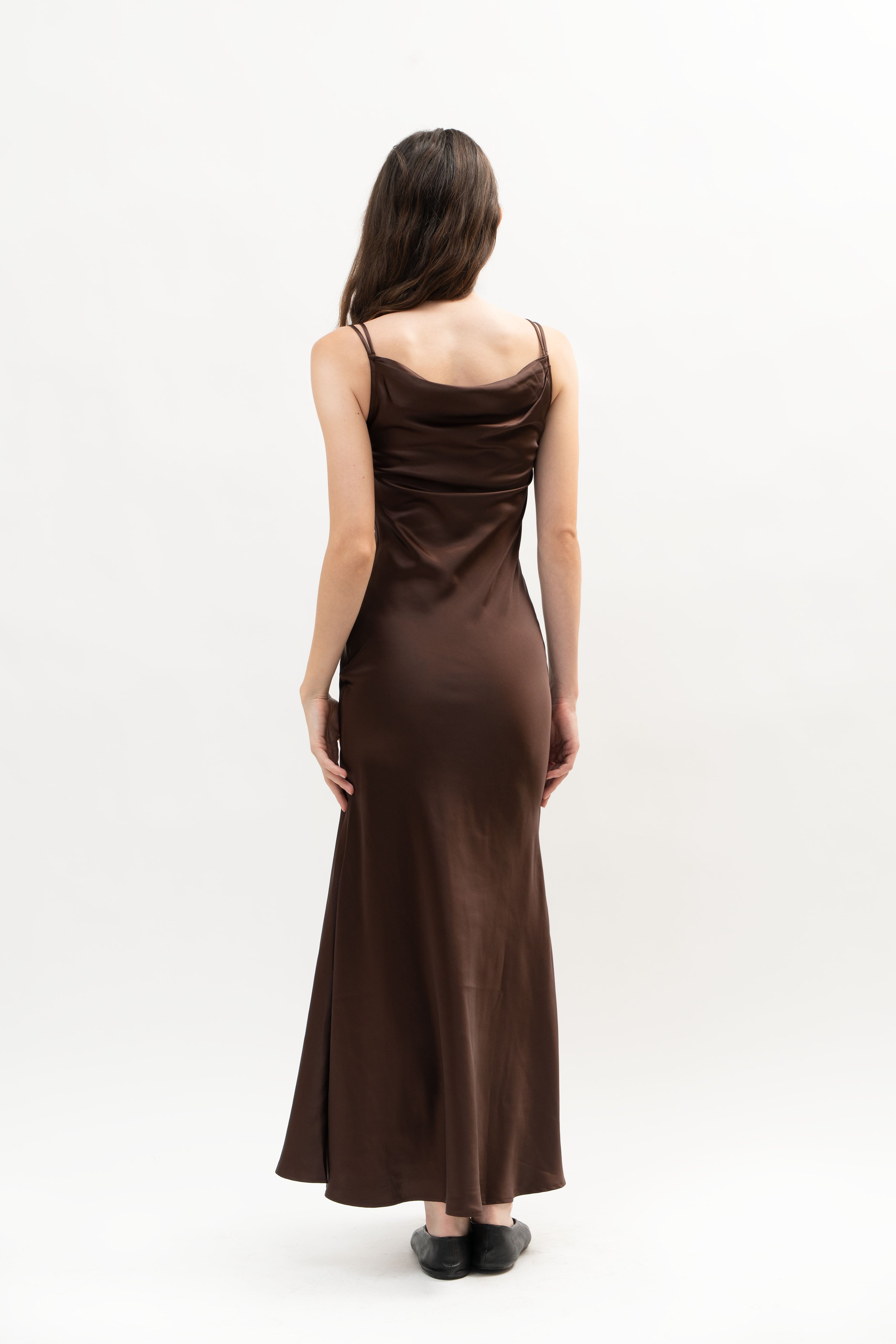 Jacmel Dress in Brown - ODNE