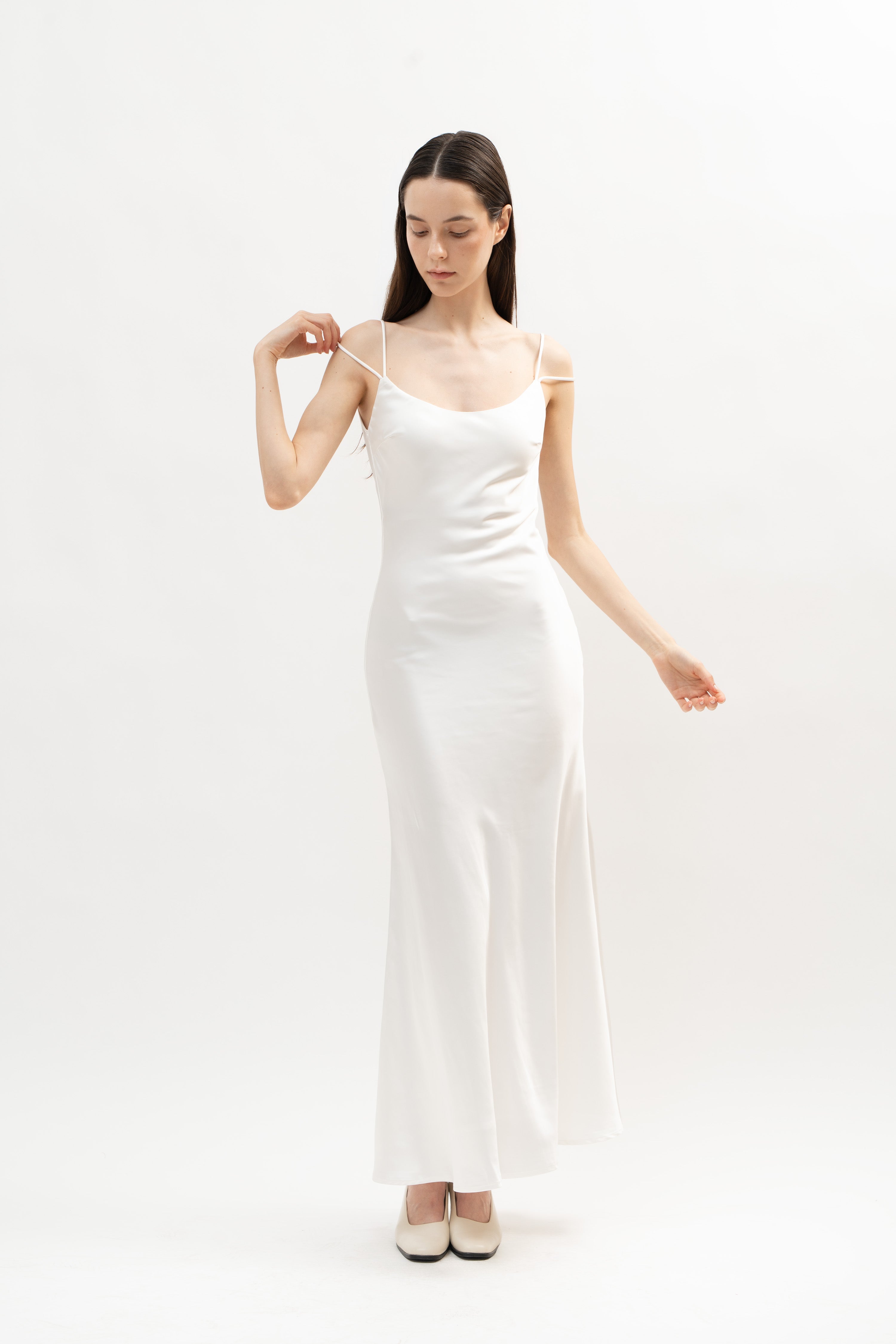 Jacmel Dress in White - ODNE