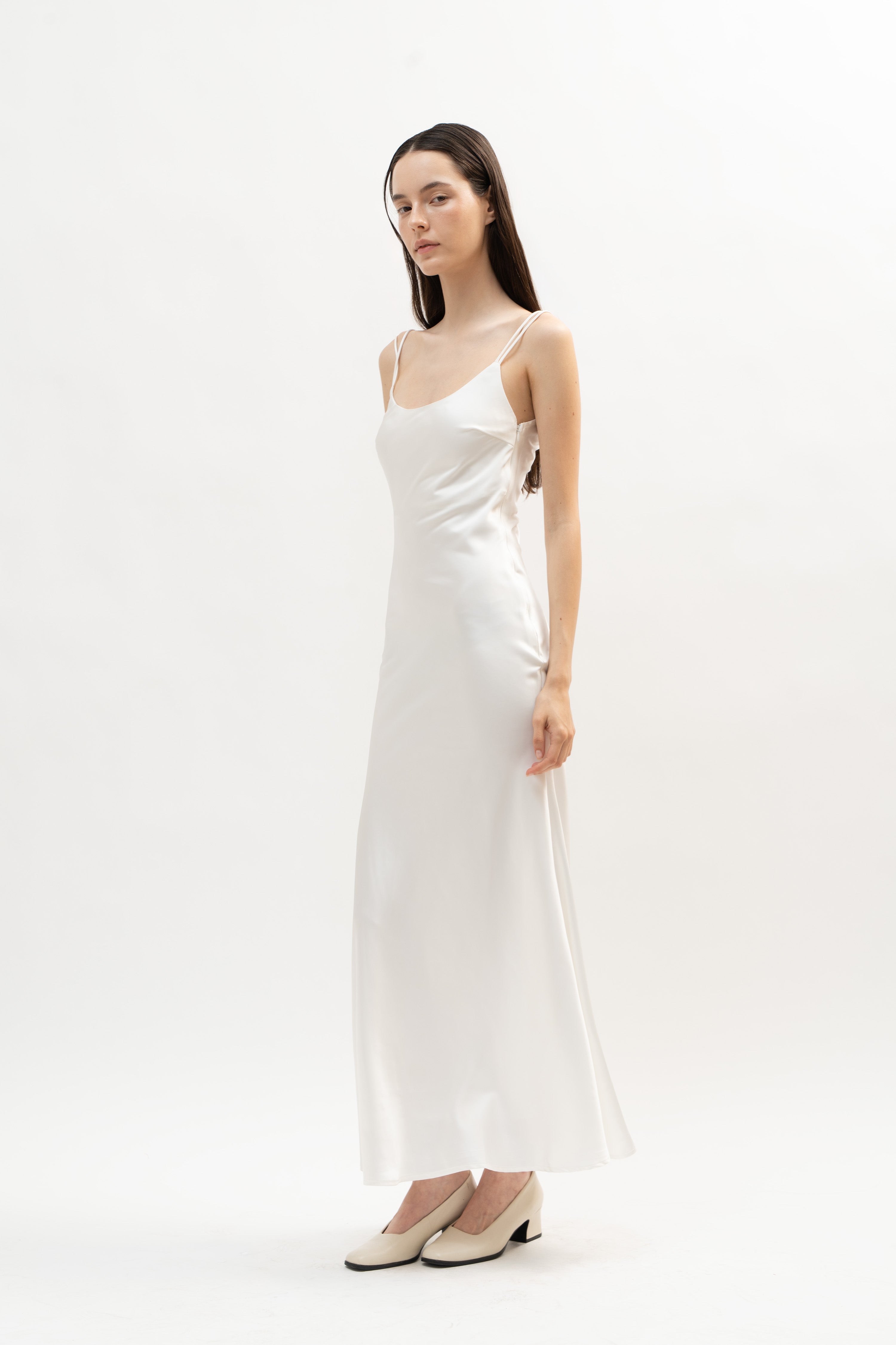 Jacmel Dress in White - ODNE