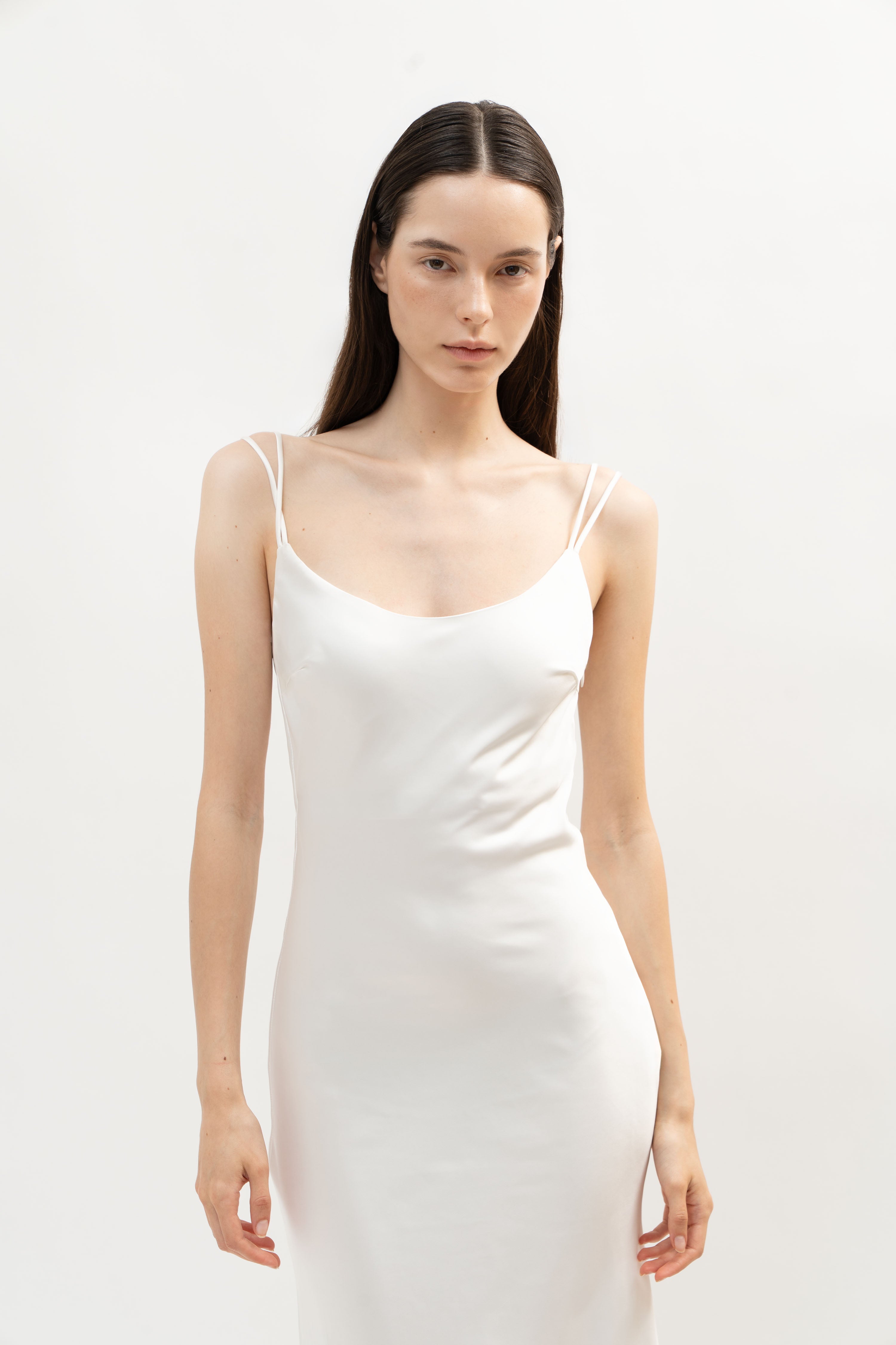 Jacmel Dress in White - ODNE