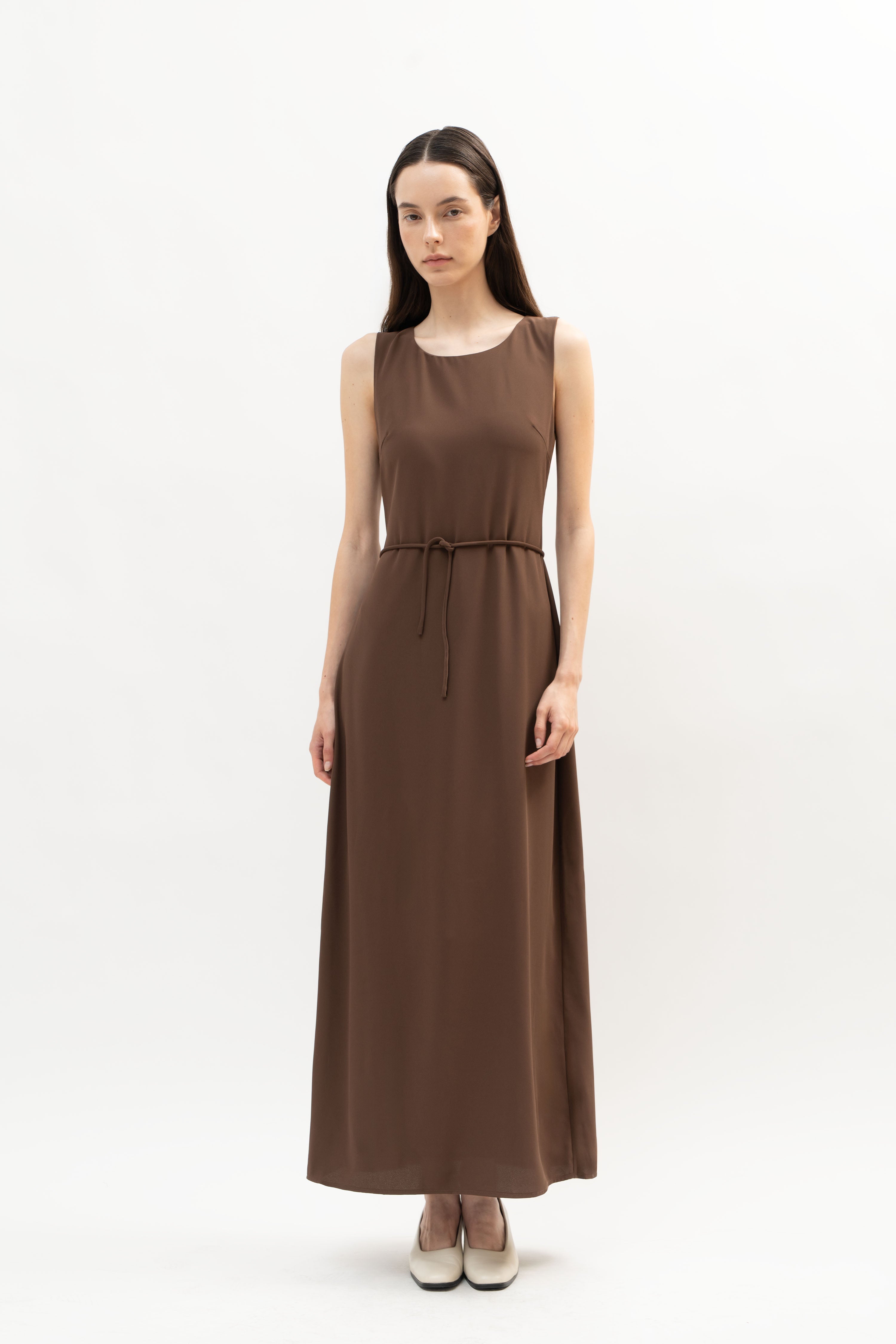 Fraser Dress in Brown - ODNE