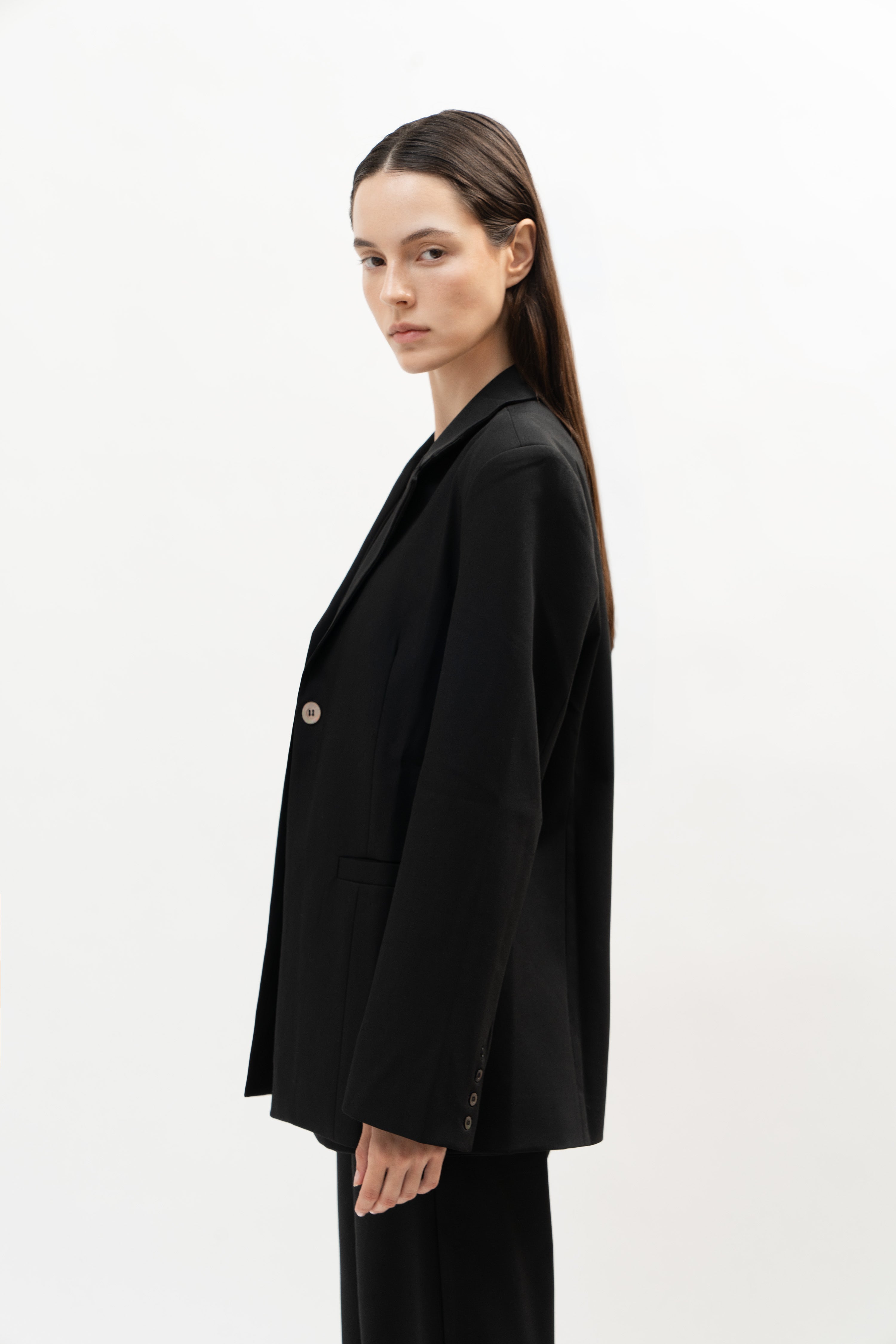 Manhattan Blazer in Black - ODNE