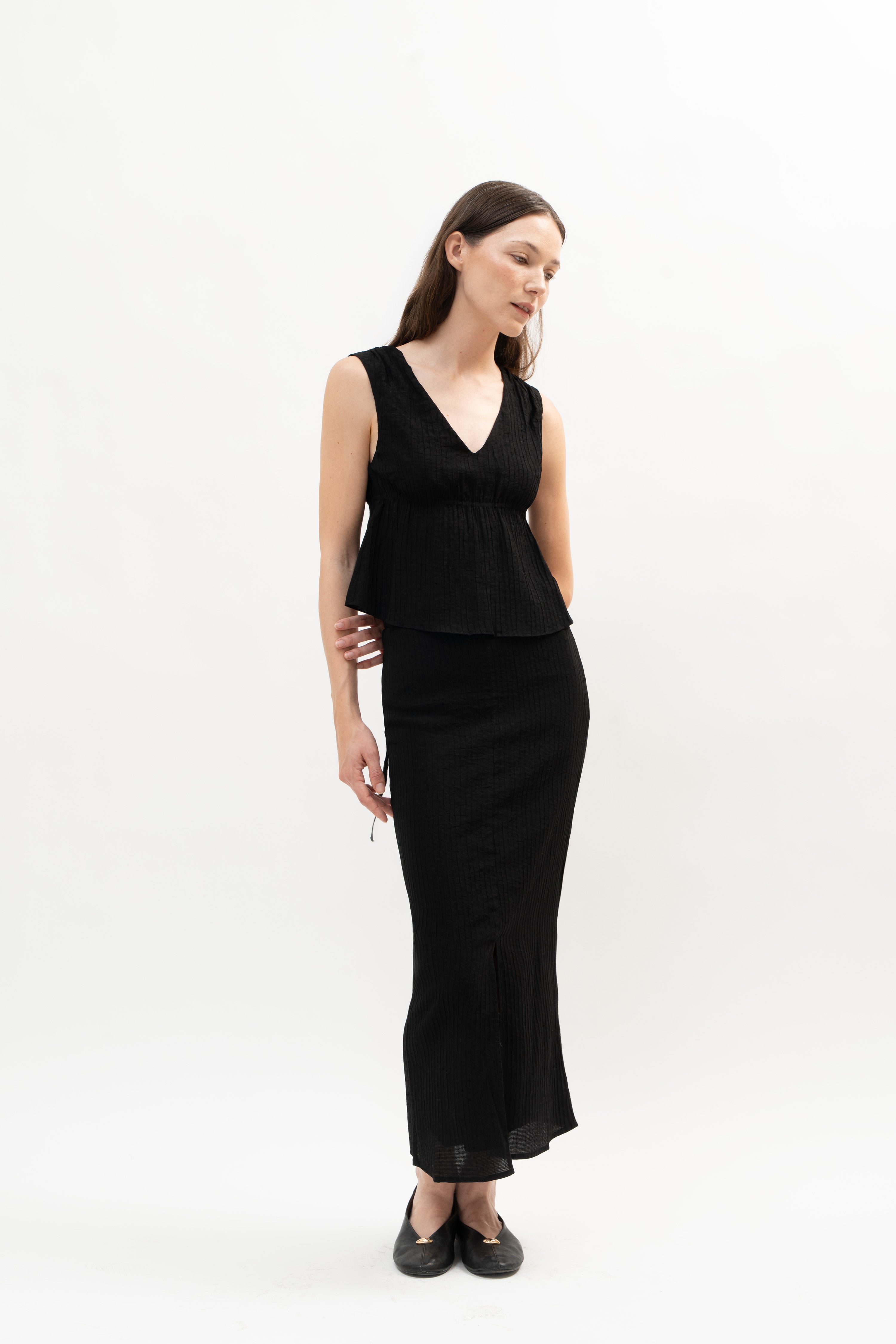 Palau Top in Black - ODNE