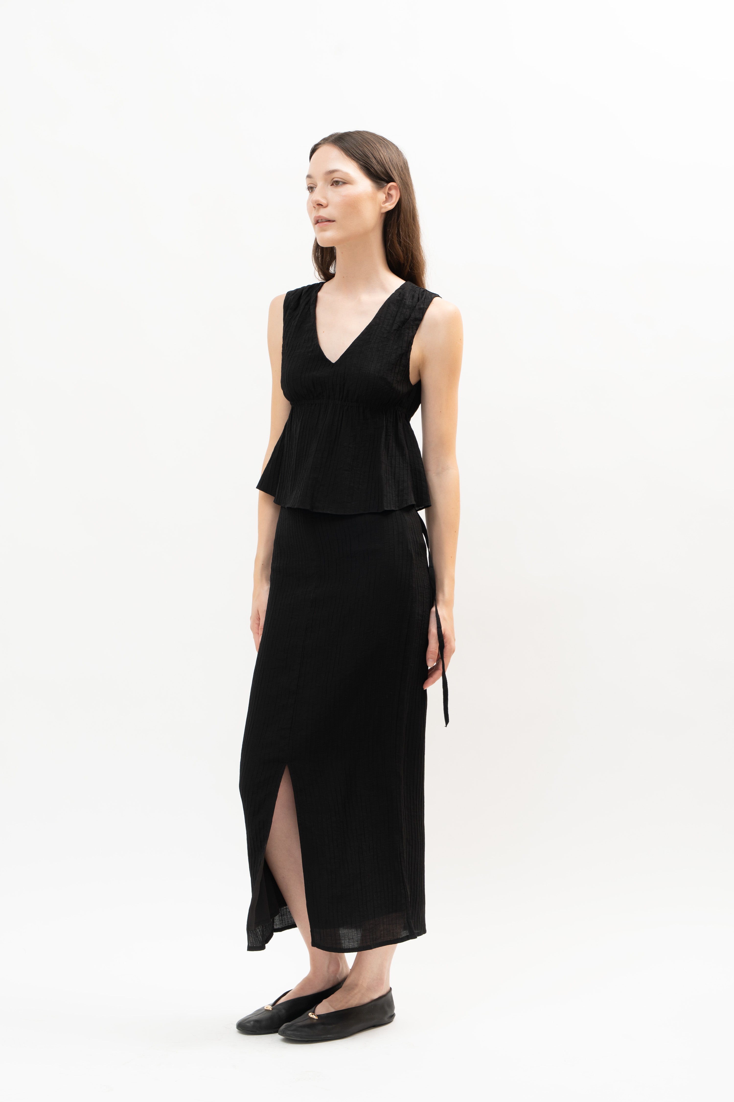 Palau Top in Black - ODNE