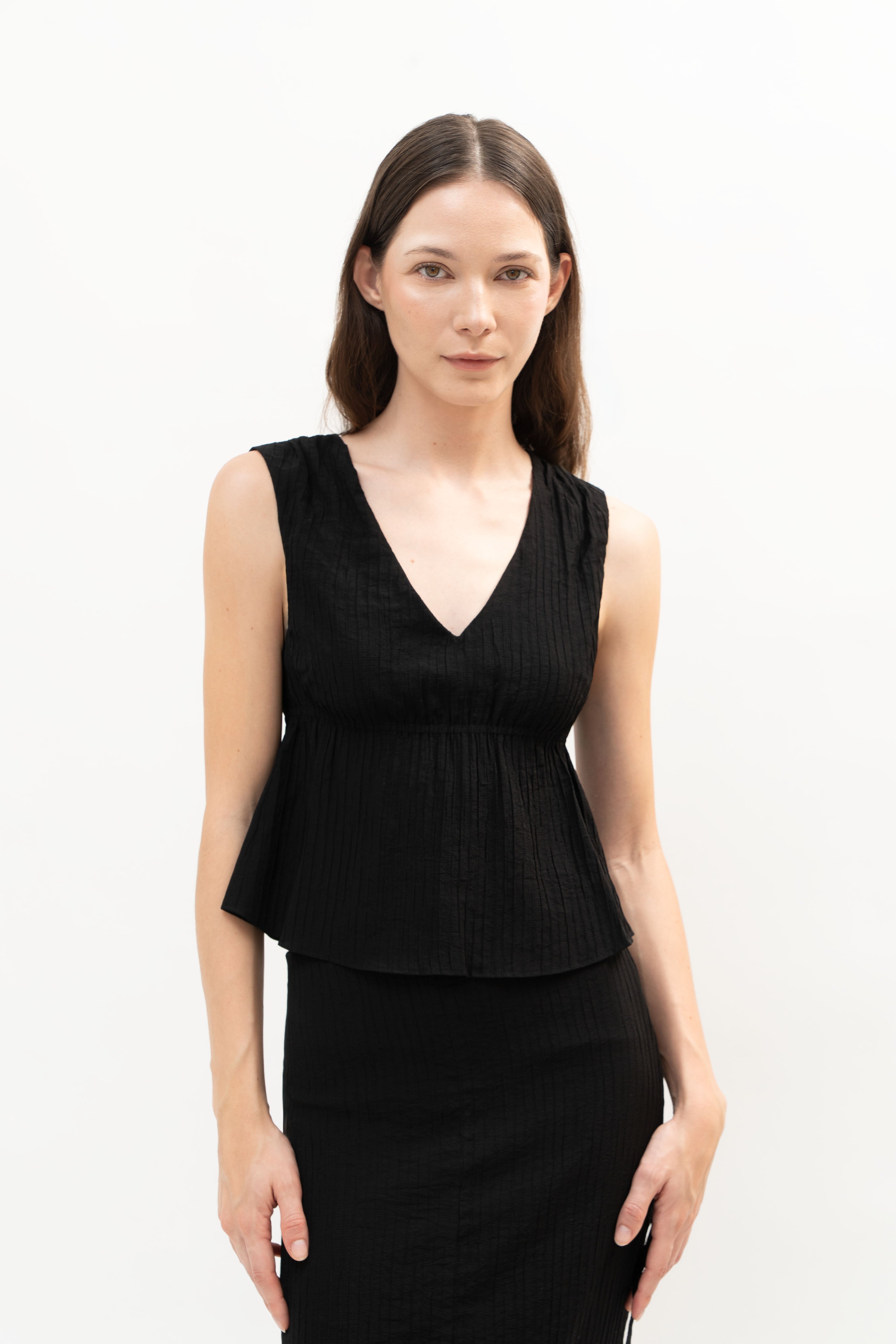 Palau Top in Black - ODNE