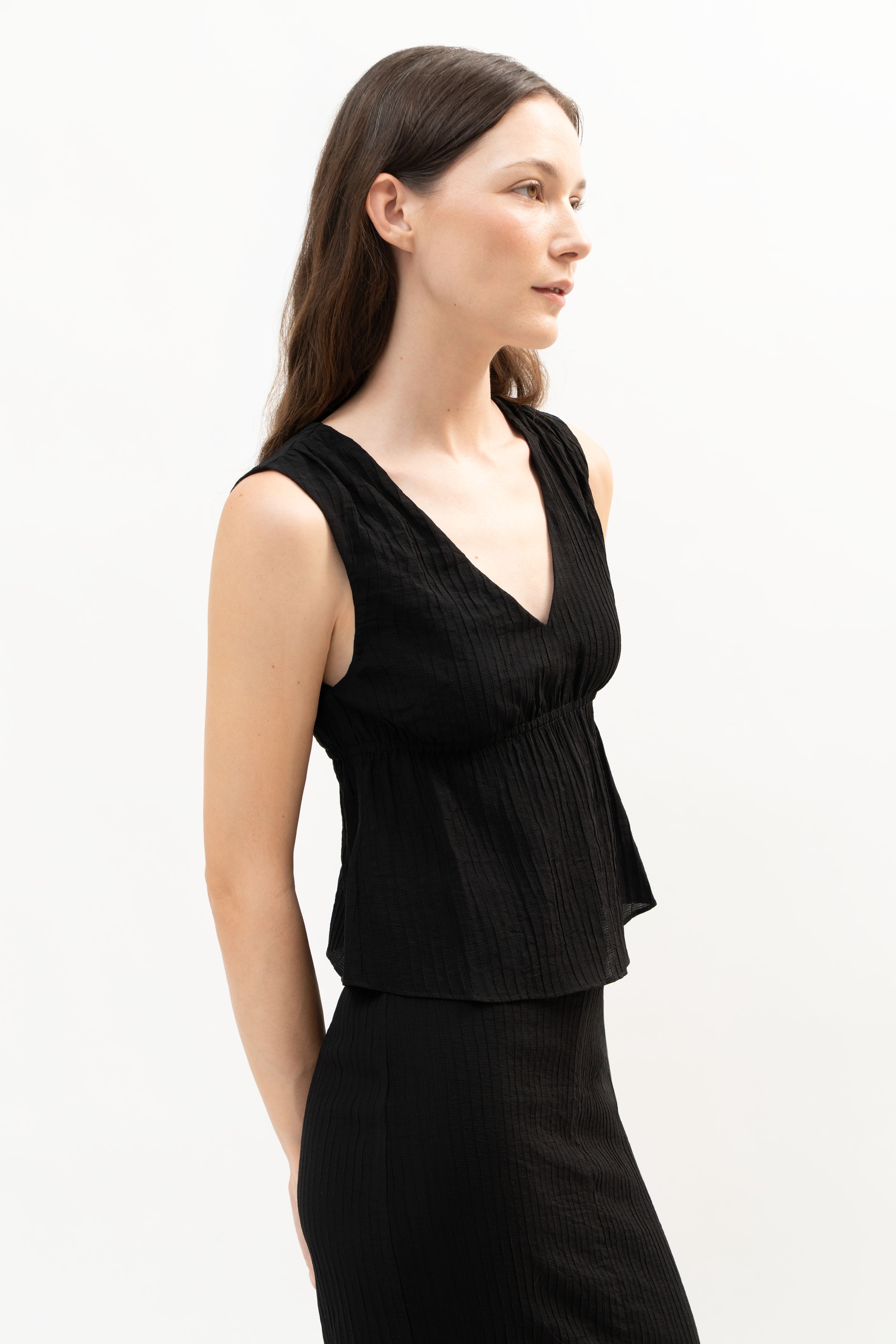 Palau Top in Black - ODNE