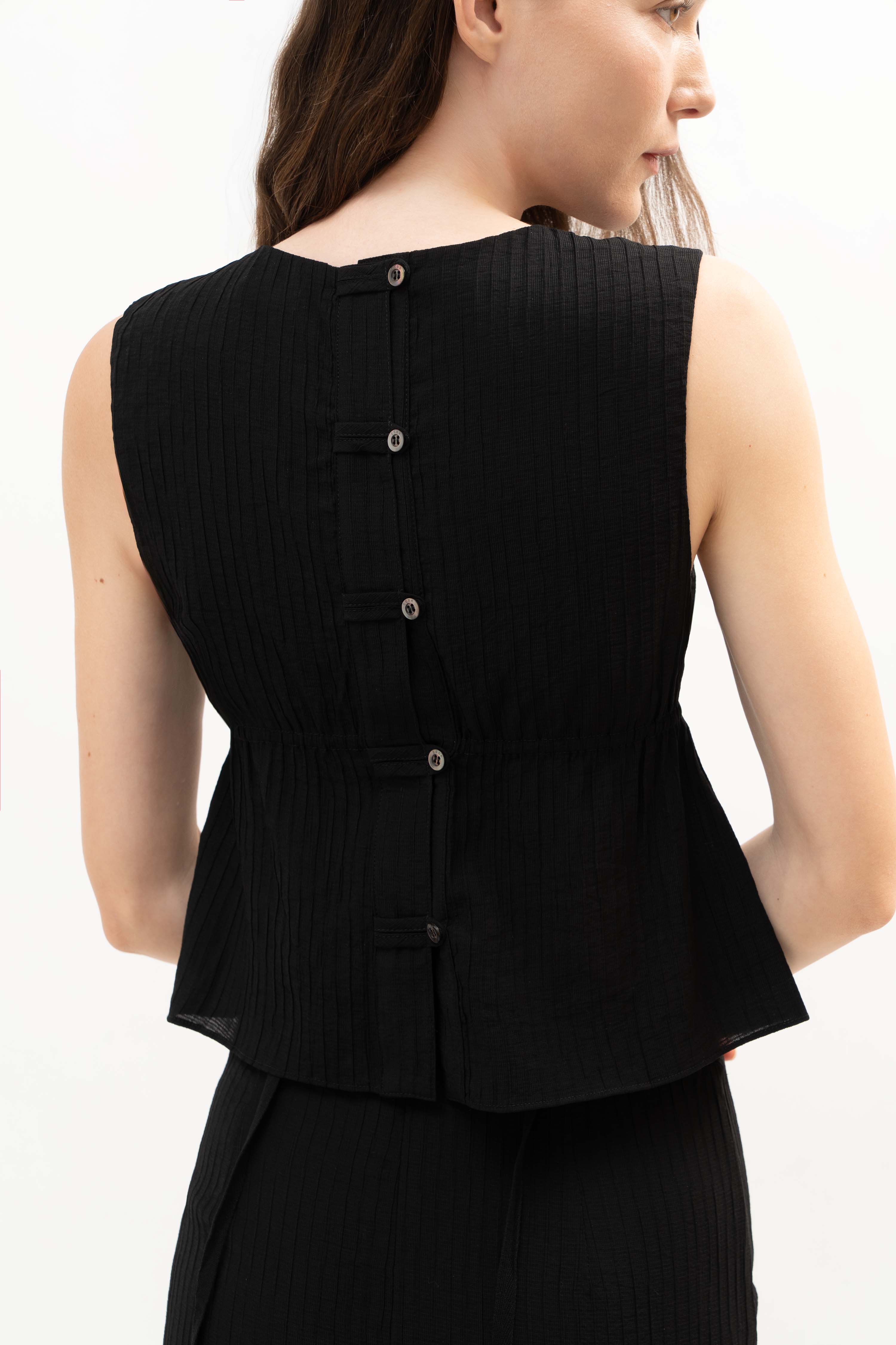 Palau Top in Black - ODNE
