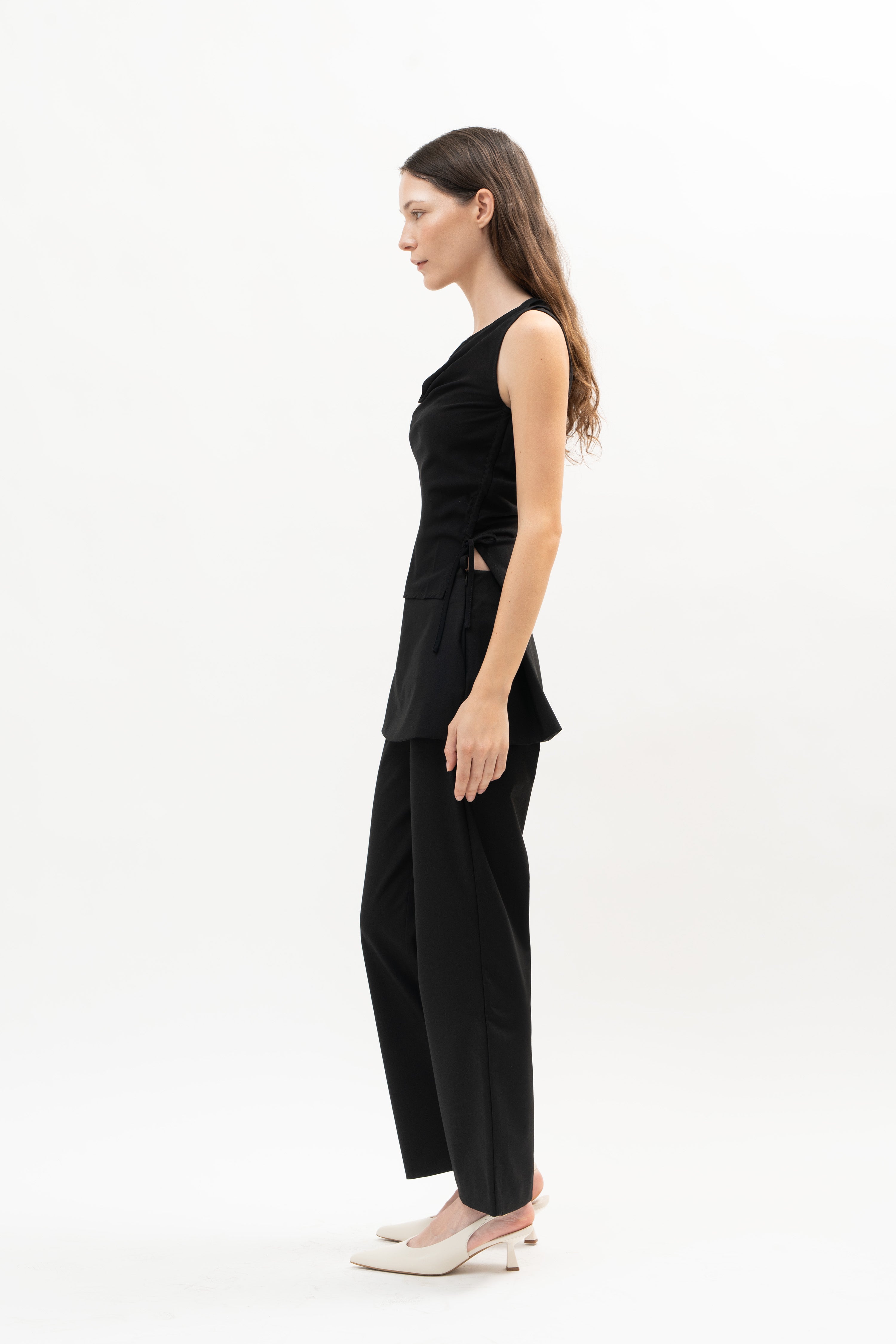 Rhodes Top in Black - ODNE