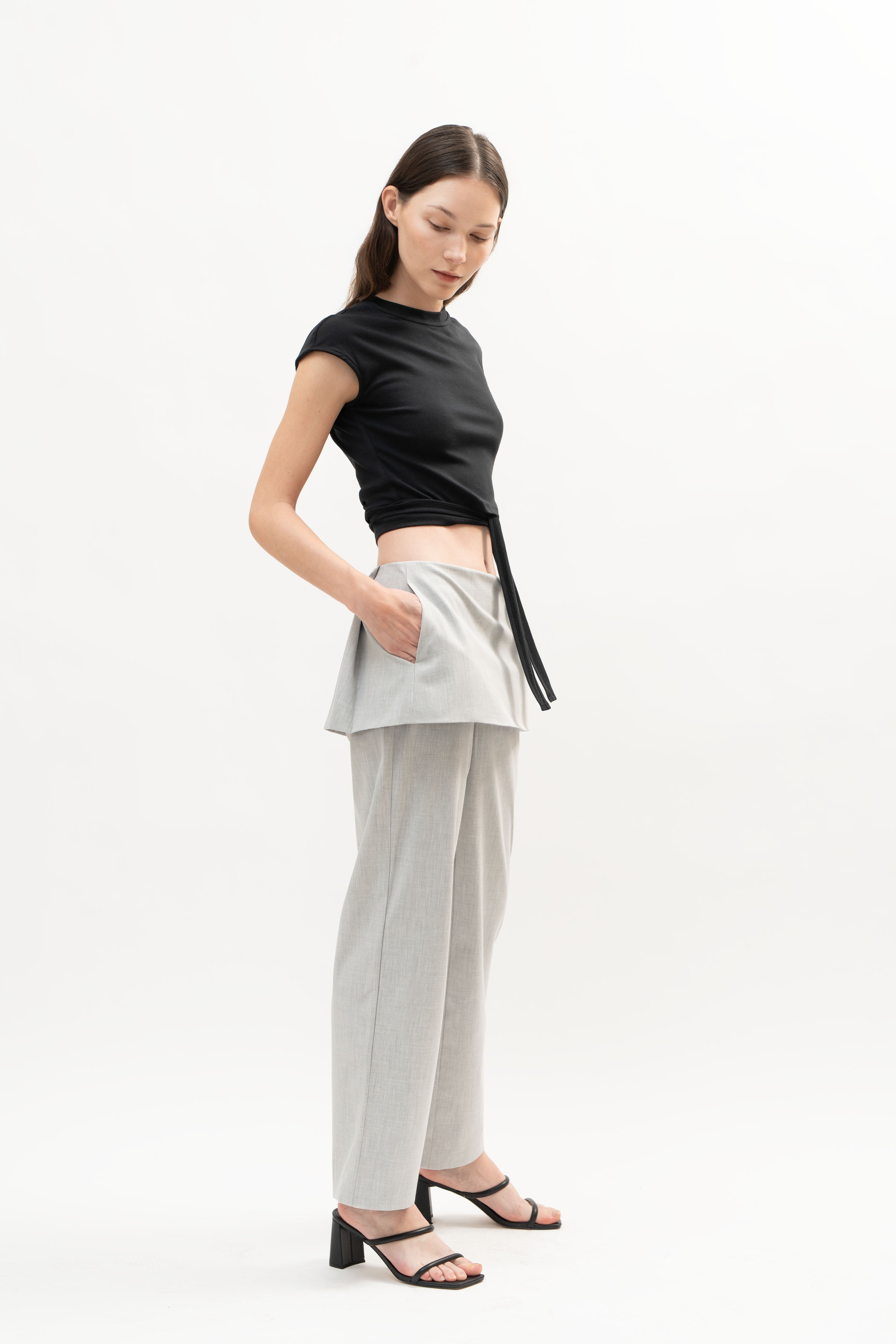 Shoal Knit Top in Black - ODNE