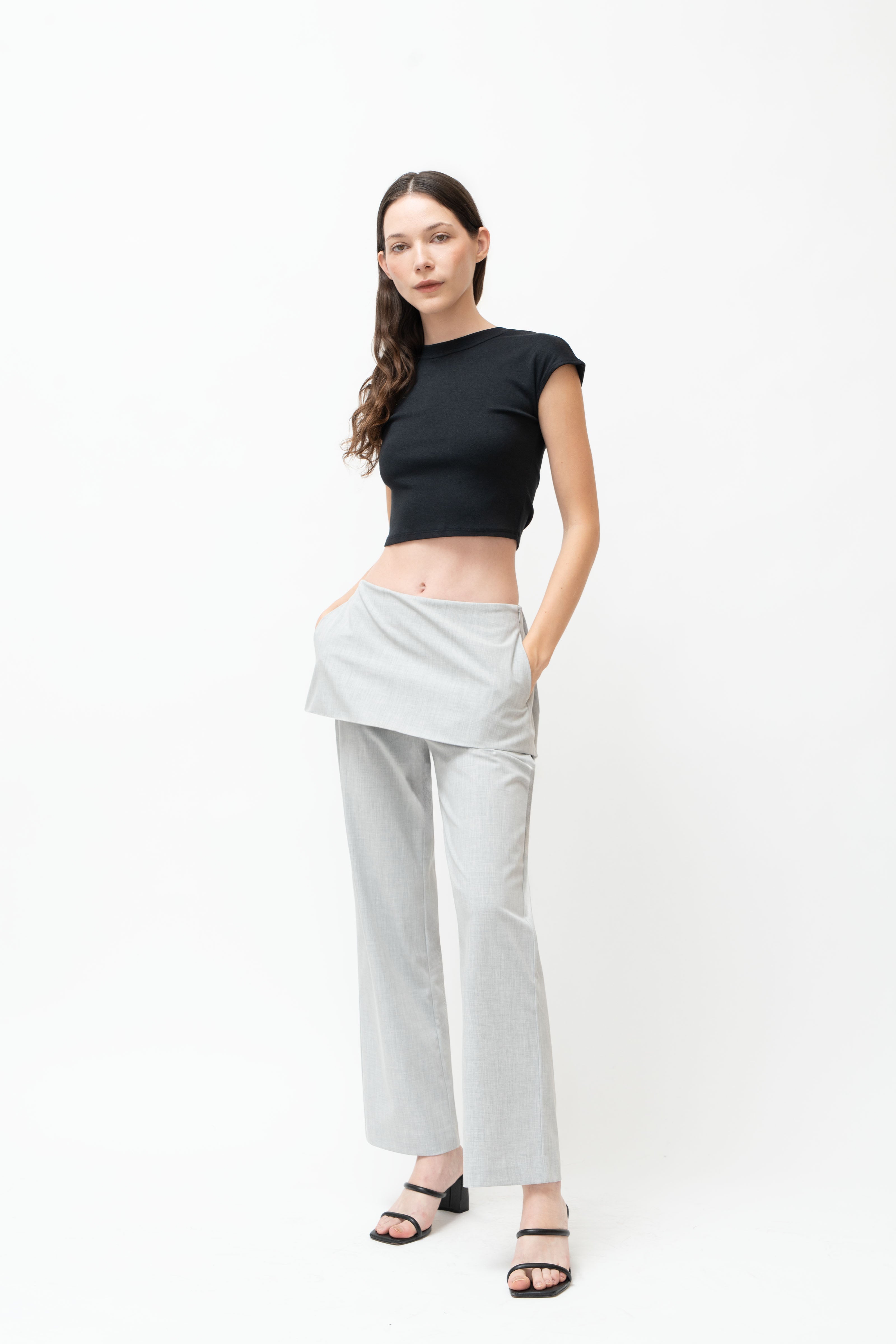 Shoal Knit Top in Black - ODNE